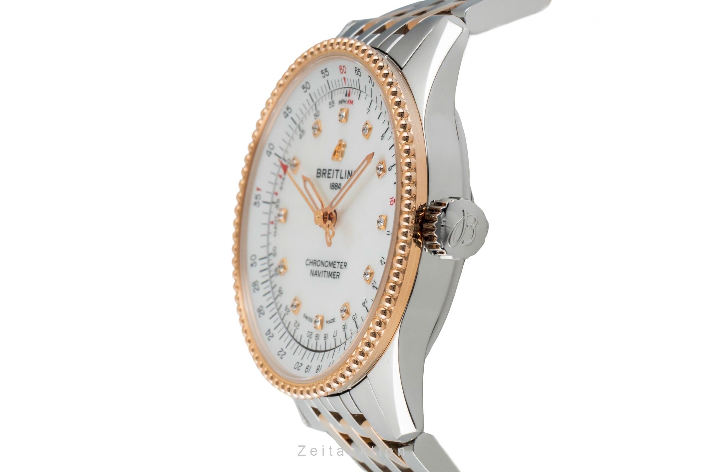 Breitling Navitimer steel / gold automatic women's watch U17395  [2601253]