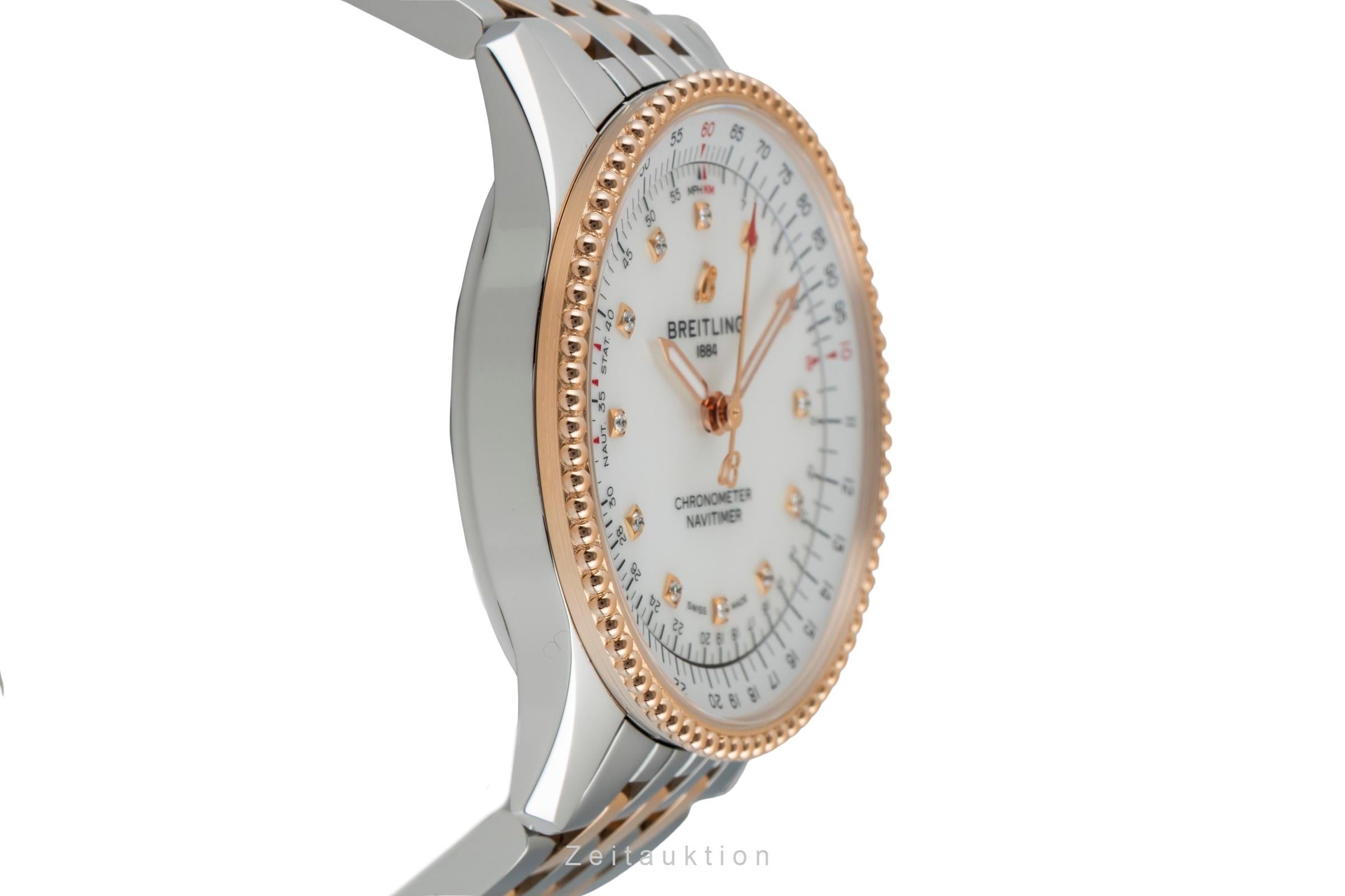 Breitling Navitimer steel / gold automatic women's watch U17395  [2601253]