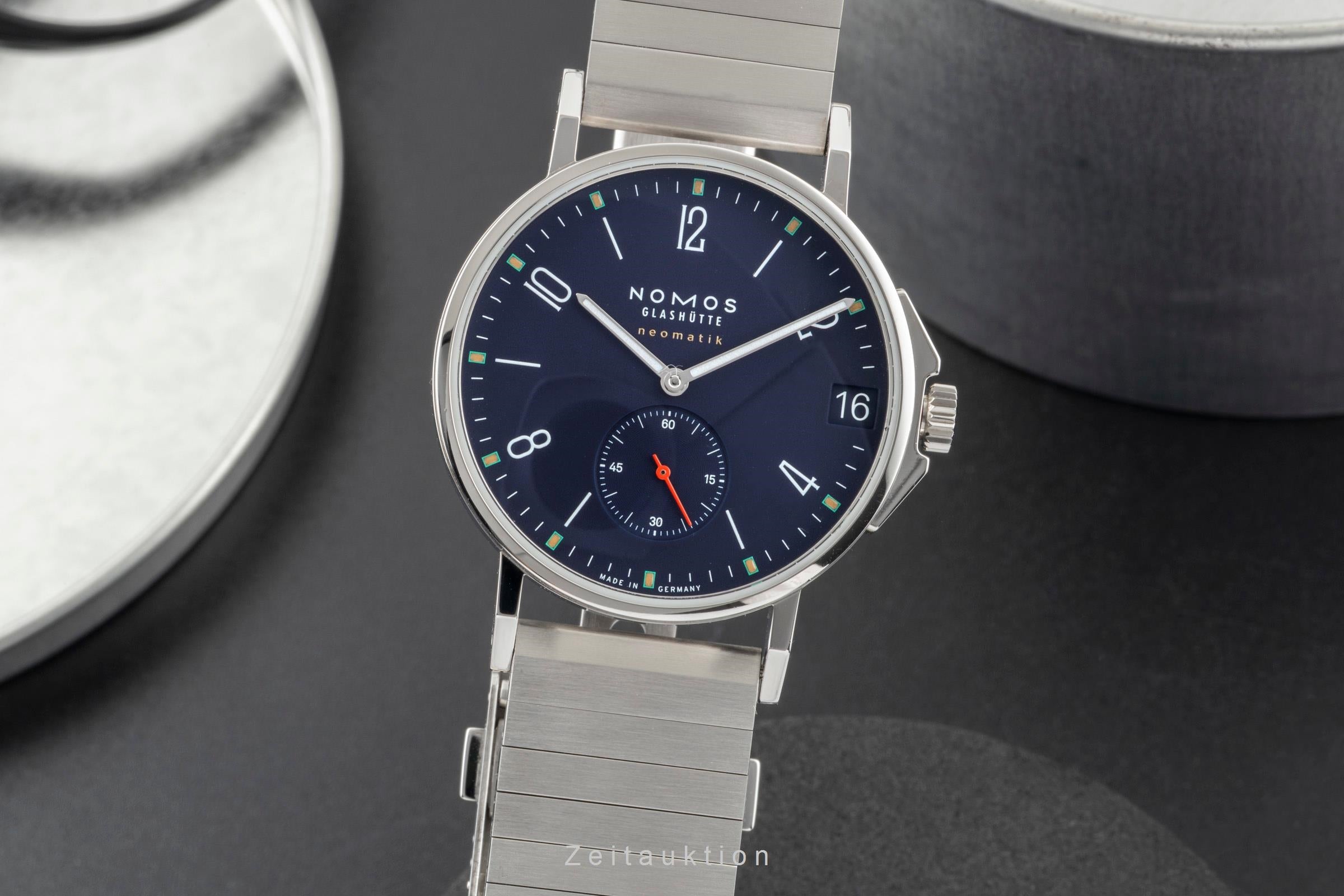 Nomos Ahoi acier automatique montre pour hommes 528 LP: 4300EUR  [2601259]