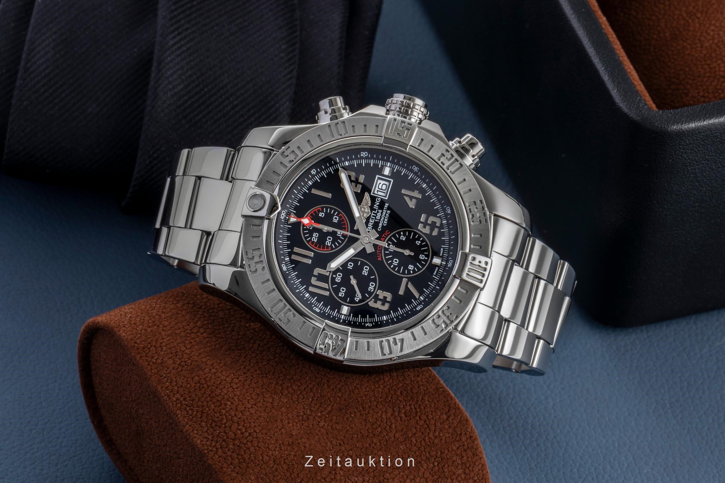 Breitling Super Avenger II cronógrafo acero automático reloj para caballeros A1337111/BC28  [2601263]