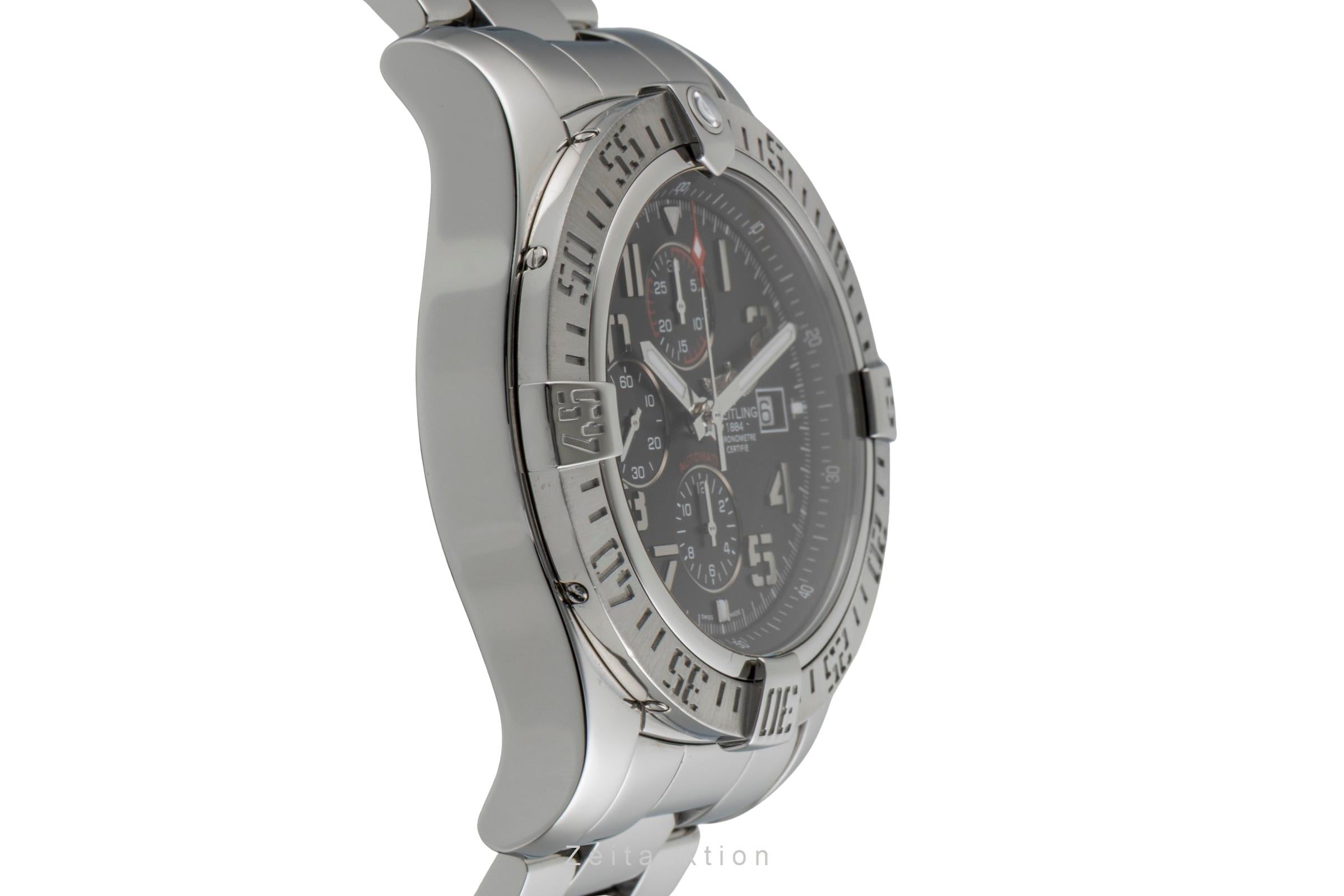 Breitling Super Avenger II chronograph steel automatic Kal. B13