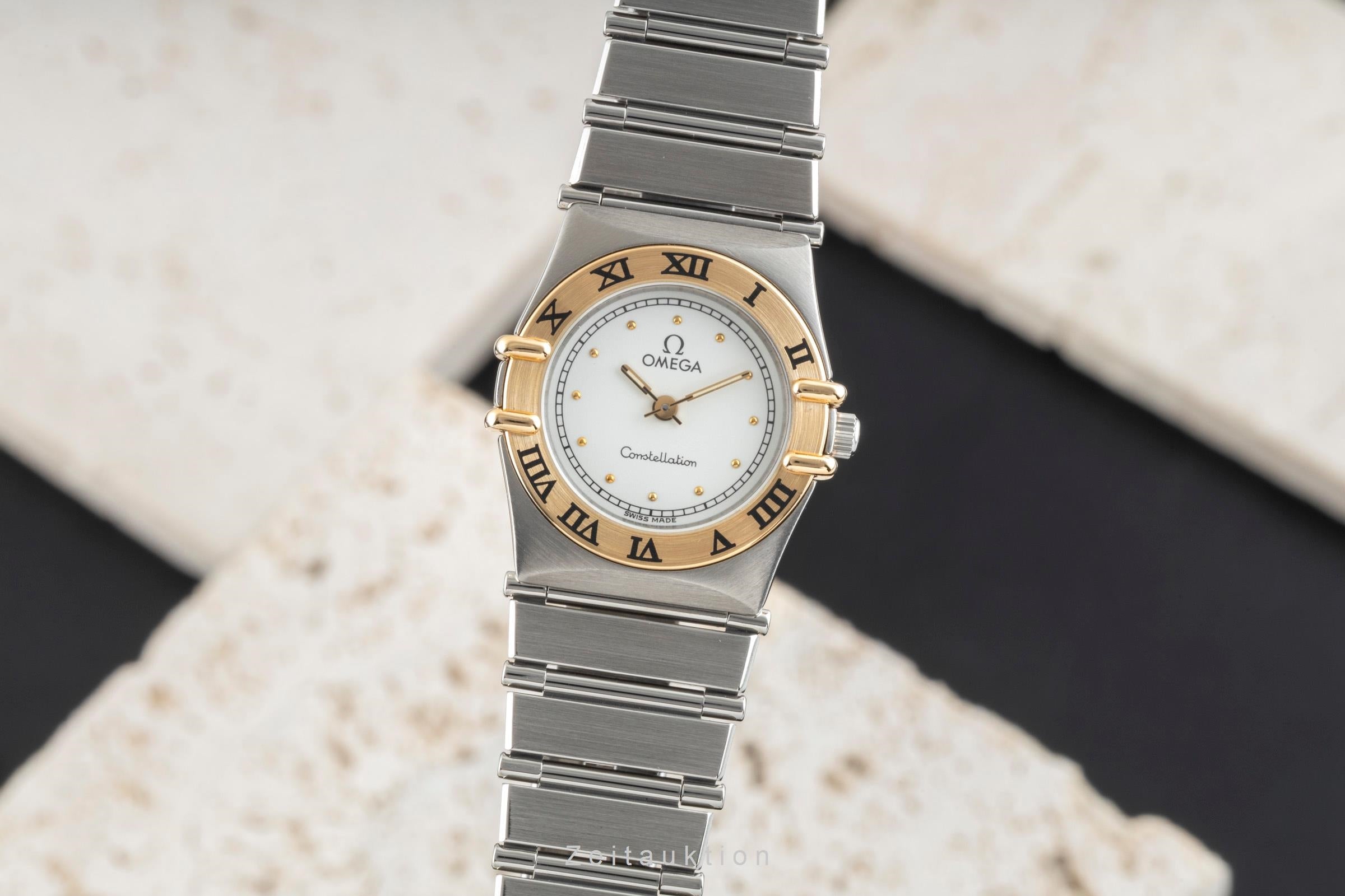Omega Constellation Lady Stahl / Gold Damenuhr Ref. 795.1080.1 Klassiker [2601267]