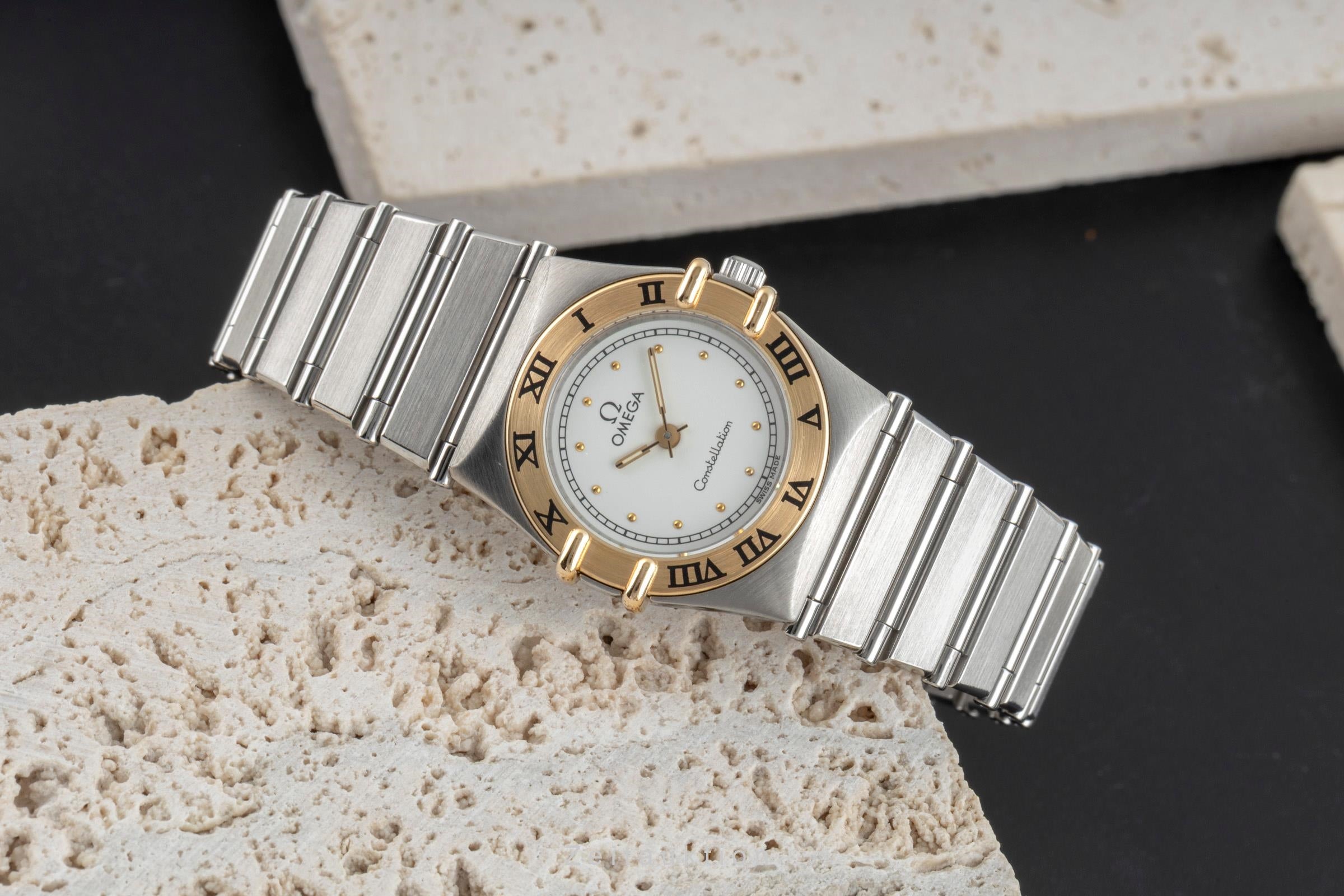 Omega Constellation Lady Stahl / Gold Damenuhr Ref. 795.1080.1 Klassiker [2601267]