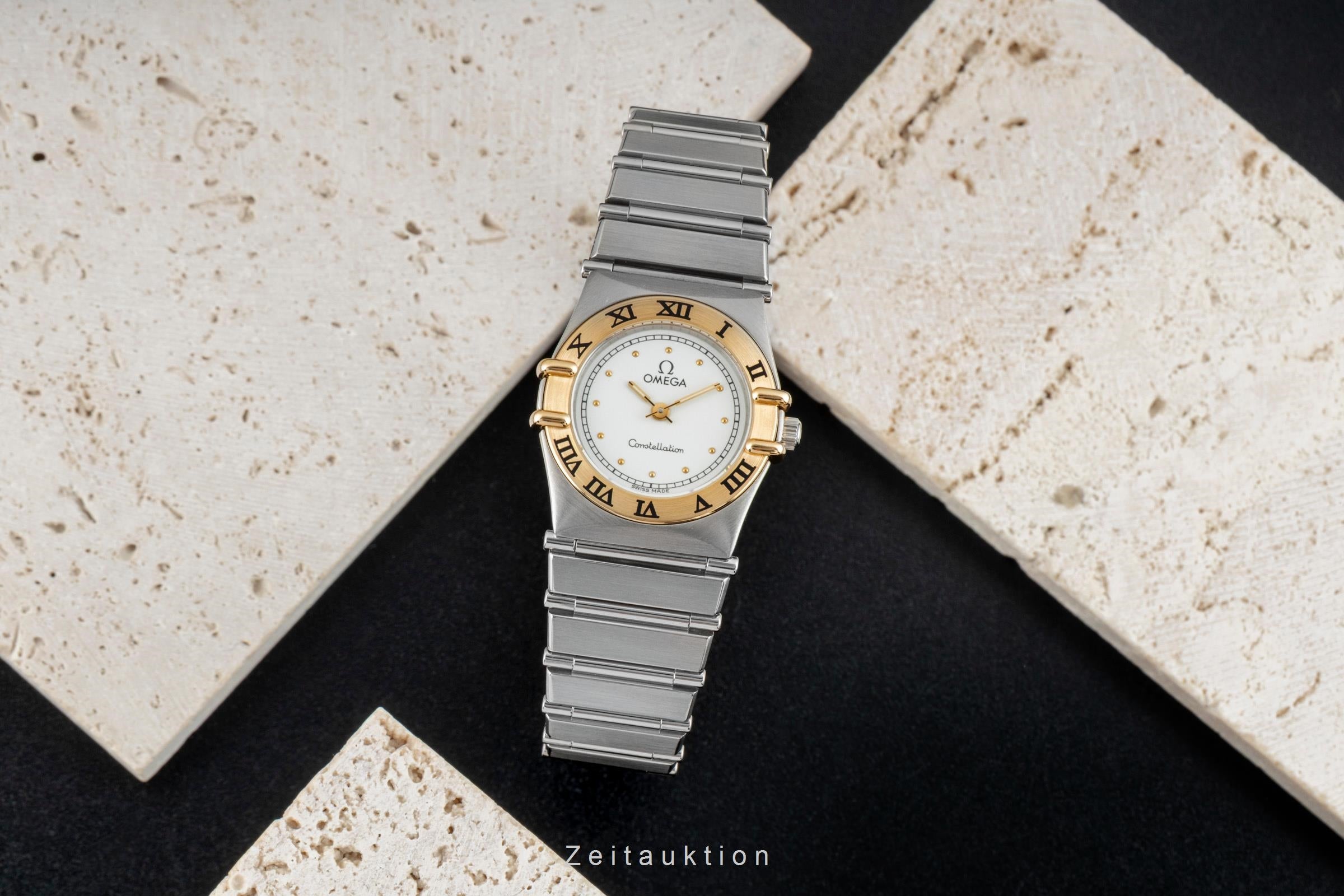 Omega Constellation Lady Stahl / Gold Damenuhr Ref. 795.1080.1 Klassiker [2601267]