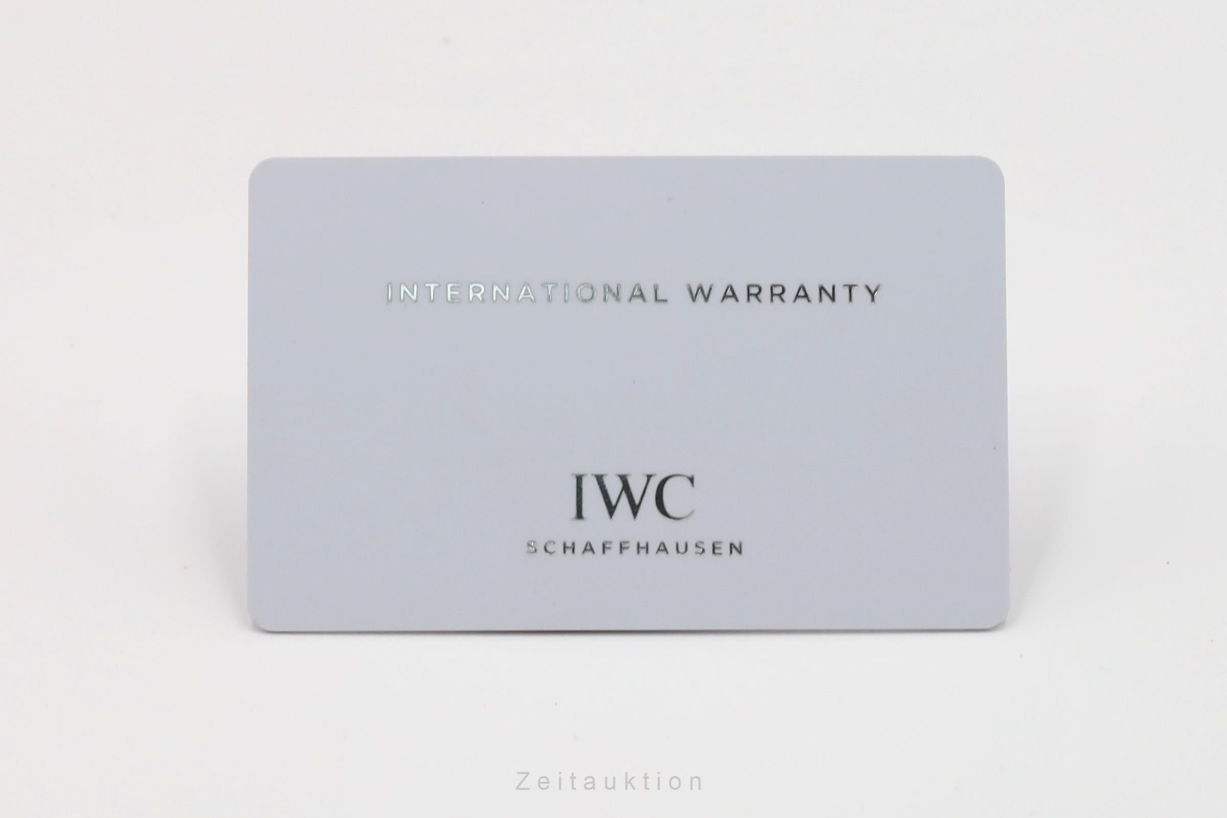 IWC Portugieser Chronograph Green Dial Stahl Automatik Herrenuhr IW371615  [2601269]
