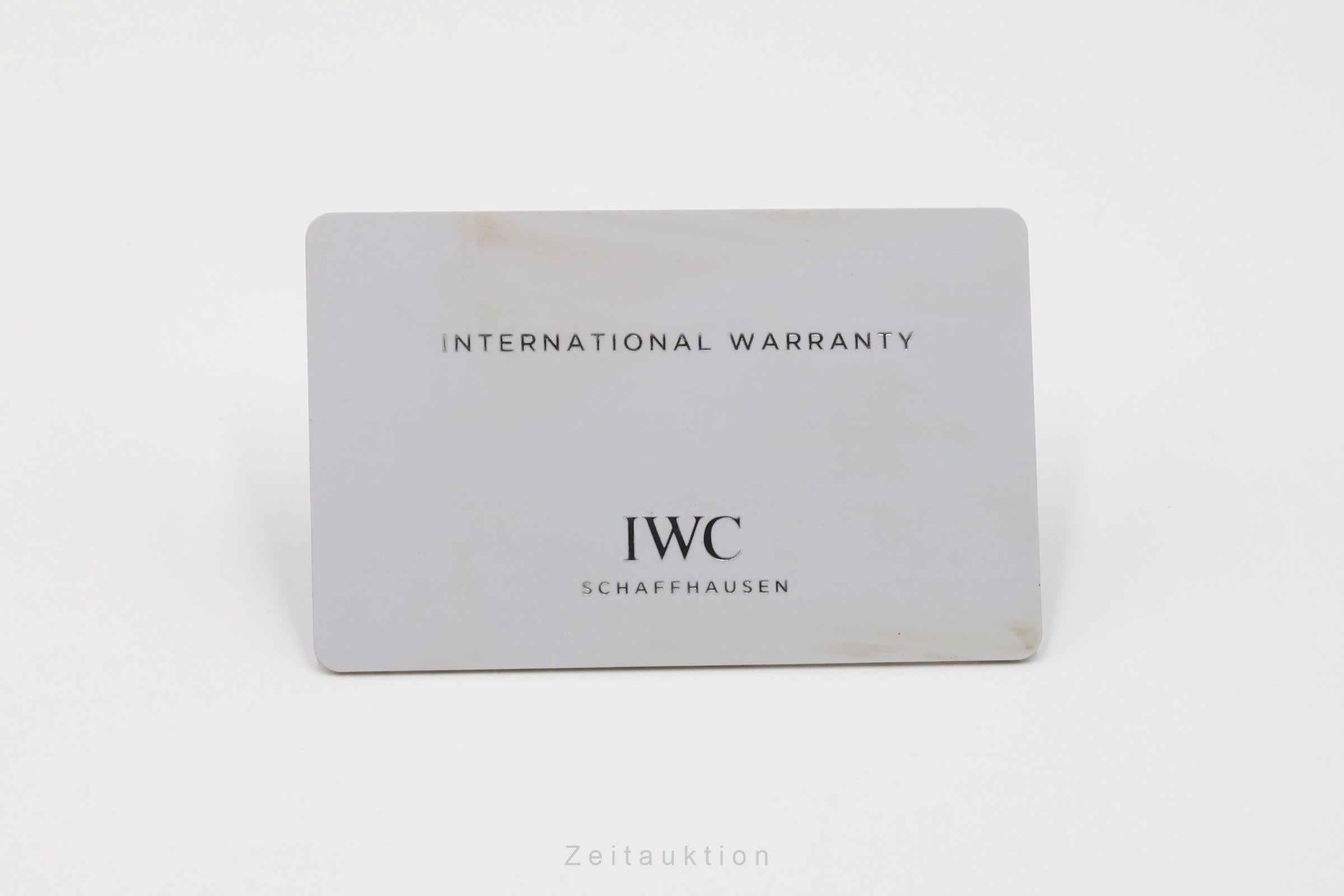 IWC Portugieser Chronograph Red Dial Stahl Automatik Herrenuhr Ref. IW371616 [2601270]