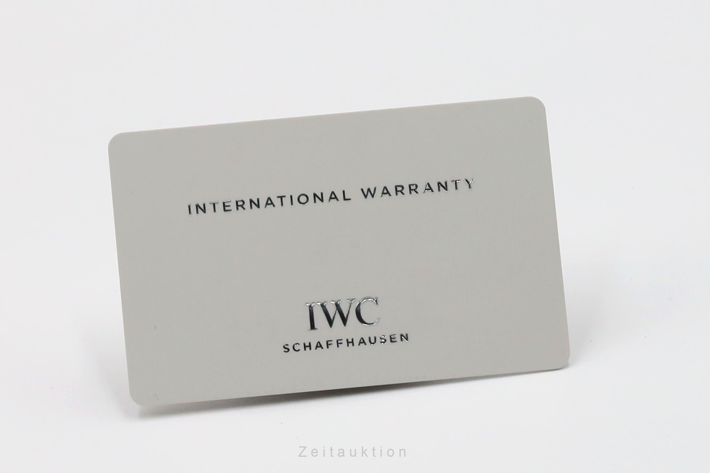 IWC Portugieser cronografo acciaio automatismo orologio da uomo IW371447 LP: 9100EUR  [2601271]