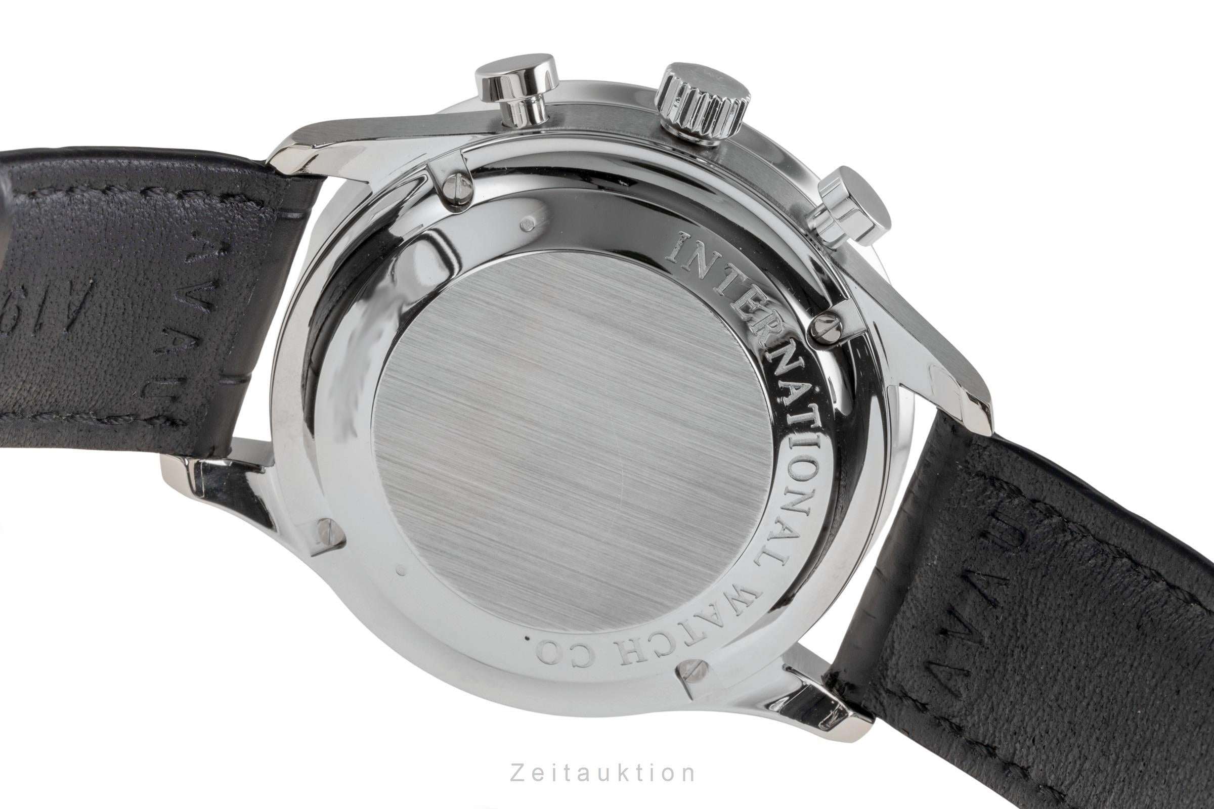 IWC Portugieser cronografo acciaio automatismo orologio da uomo IW371447 LP: 9100EUR  [2601271]