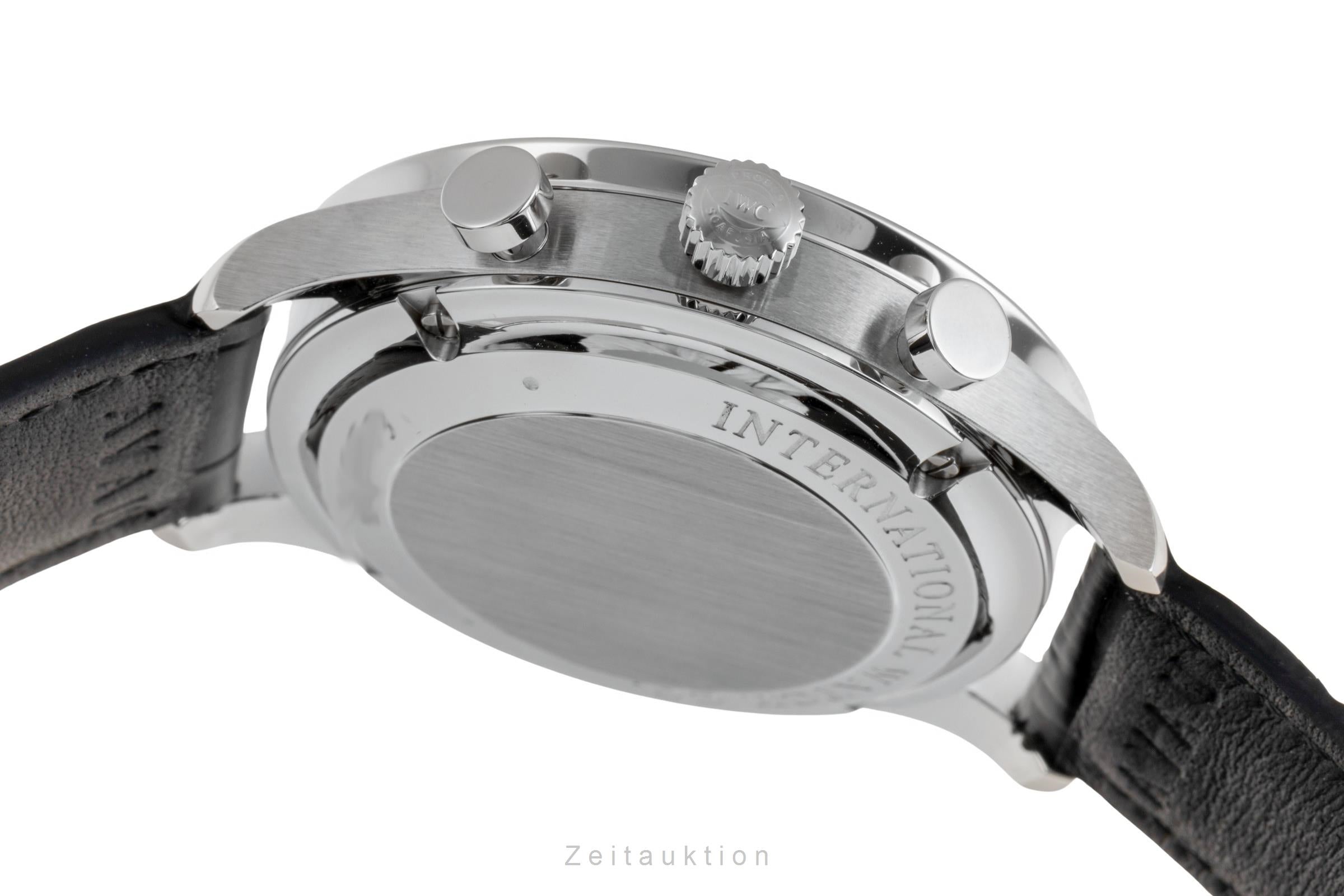 IWC Portugieser cronografo acciaio automatismo orologio da uomo IW371447 LP: 9100EUR  [2601271]