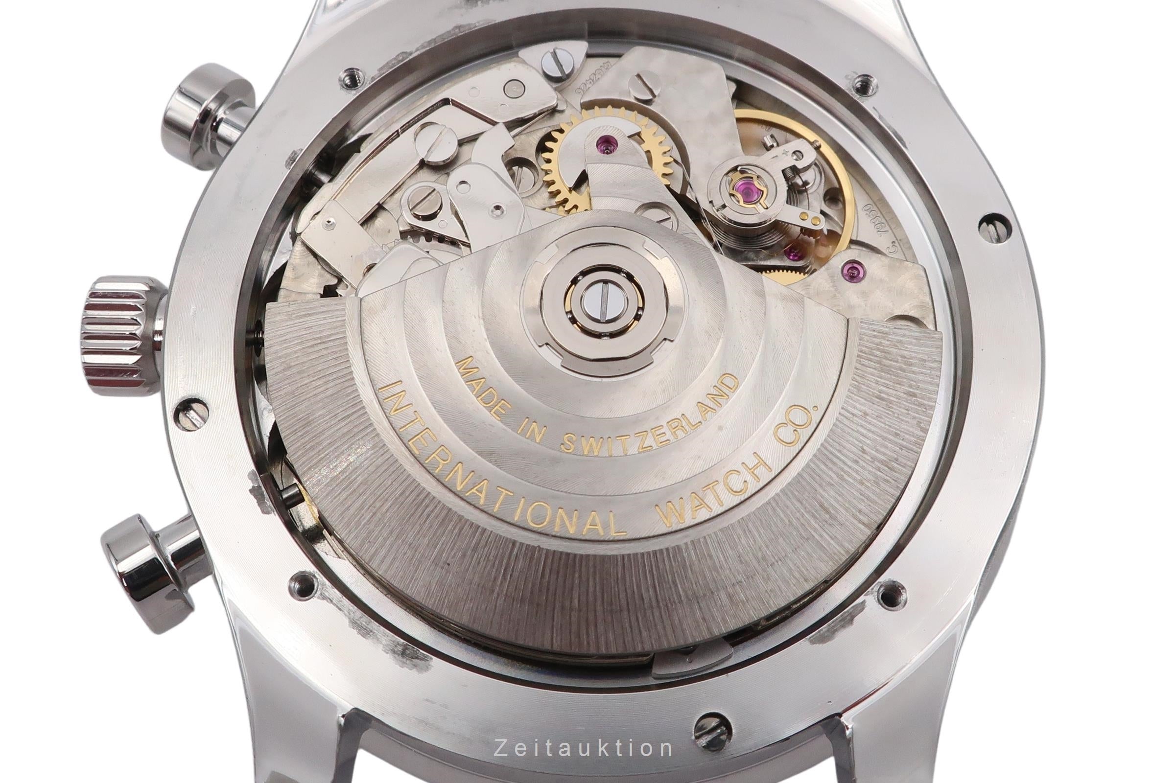 IWC Portugieser cronografo acciaio automatismo orologio da uomo IW371447 LP: 9100EUR  [2601271]