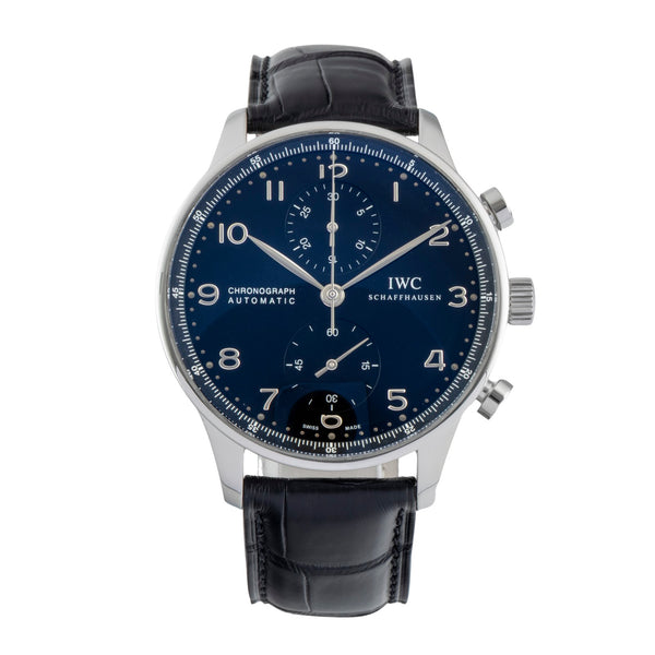 IWC Portugieser Chronograph Stahl Automatik Herrenuhr Ref. IW371447 VP: 9100 € [2601272]