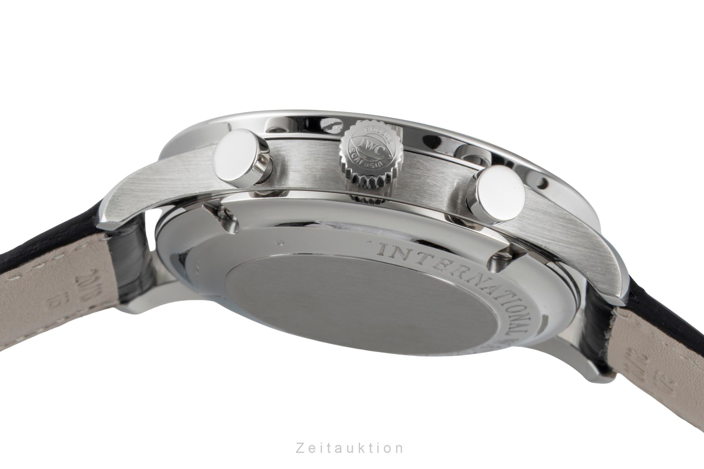 IWC Portugieser Chronograph Stahl Automatik Herrenuhr Ref. IW371447 VP: 9100 € [2601272]