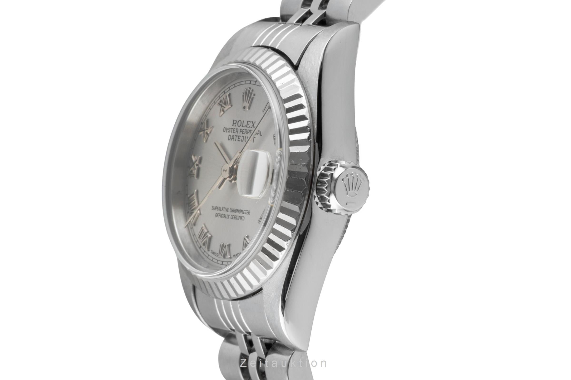 Rolex Lady Datejust 26 Roman Dial Stahl / Weissgold Automatik Ref. 79174 Box [2601273]