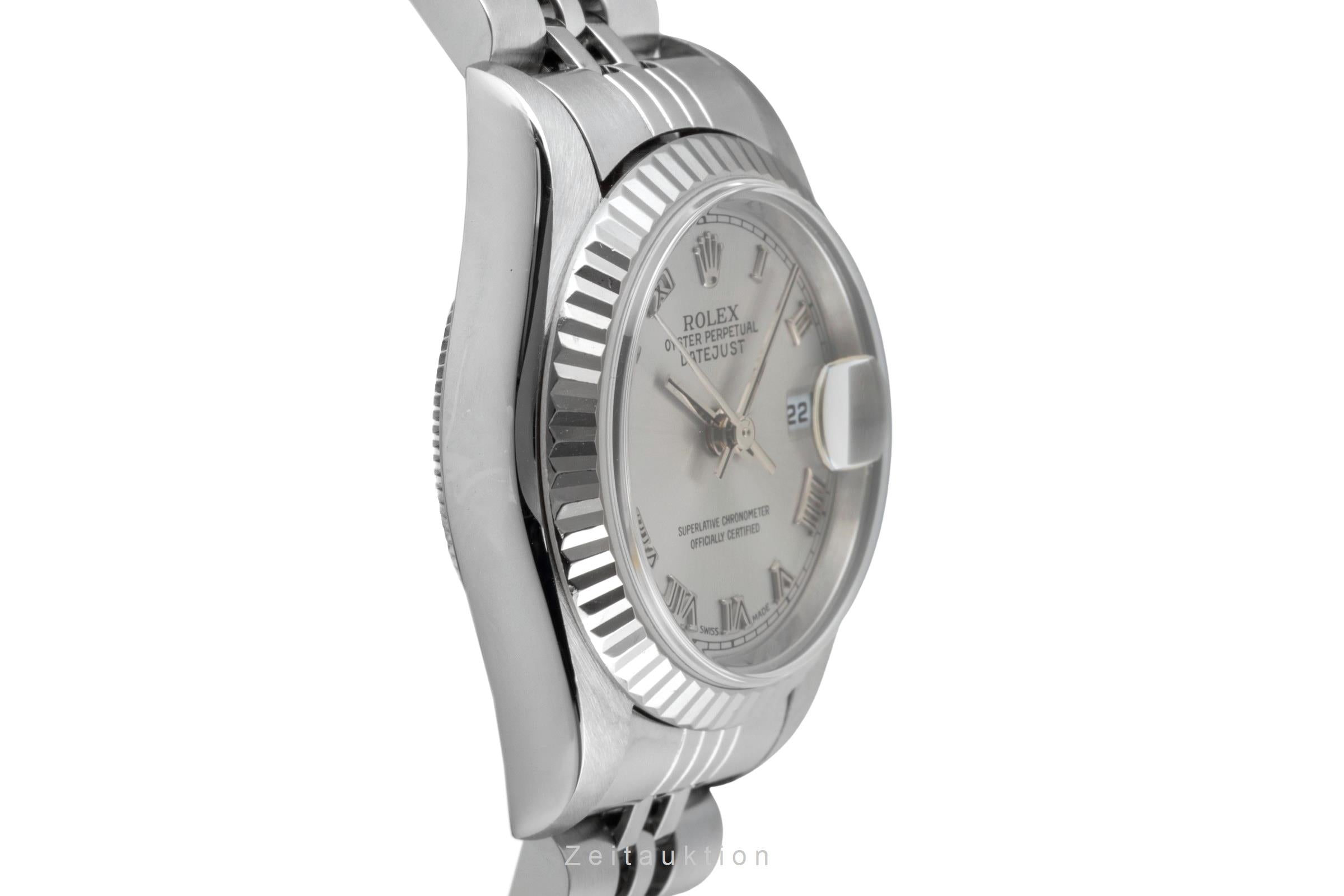 Rolex Lady Datejust 26 Roman Dial Stahl / Weissgold Automatik Ref. 79174 Box [2601273]