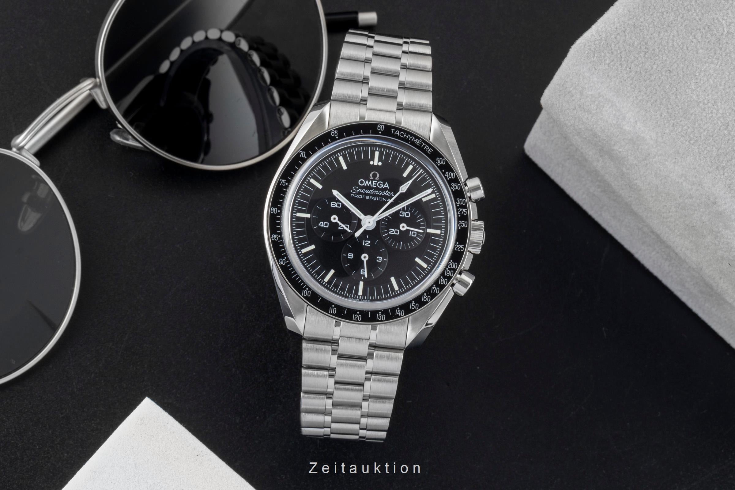 Omega Speedmaster Moonwatch chronographe acier à remontage manuel montre pour hommes 310.30.42.50.01.002 LP: 8700EUR  [2601276]