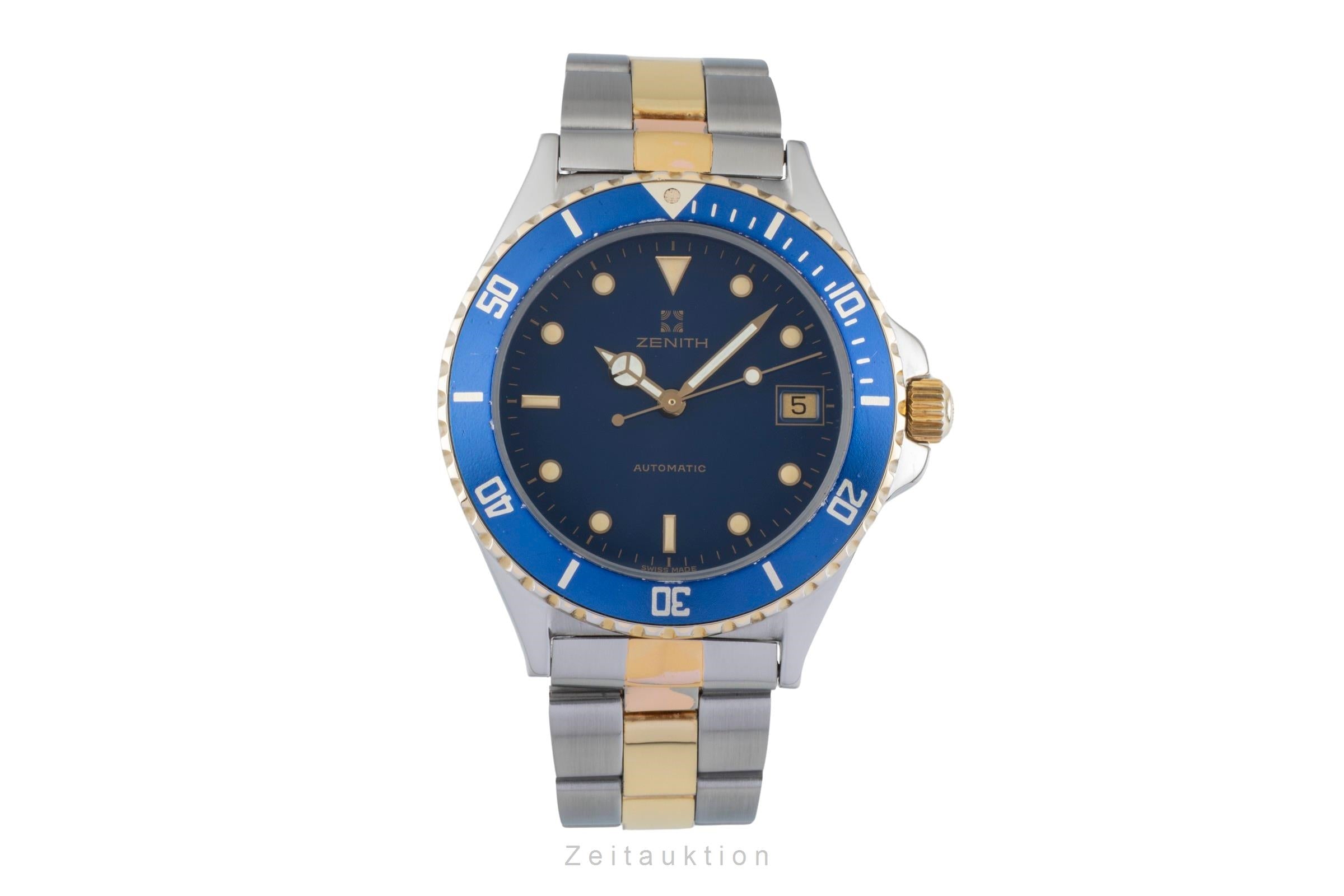 Zenith Rainbow acier / doré automatique montre pour hommes 59.0210.462  [2601279]