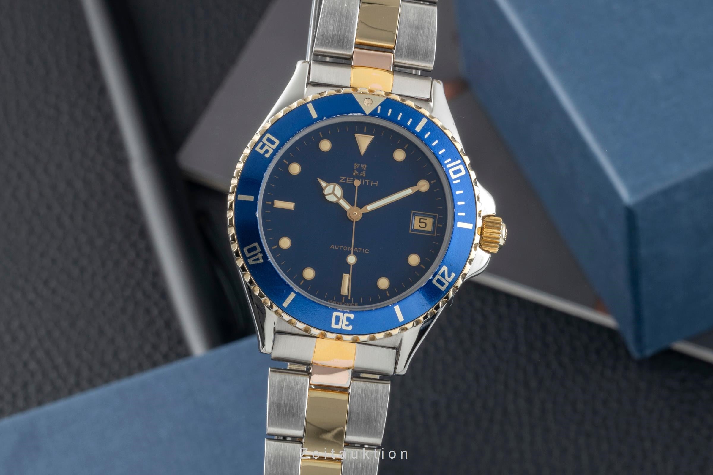 Zenith Rainbow gilt / steel automatic Kal. 46-2 Ref. 59.0210.462