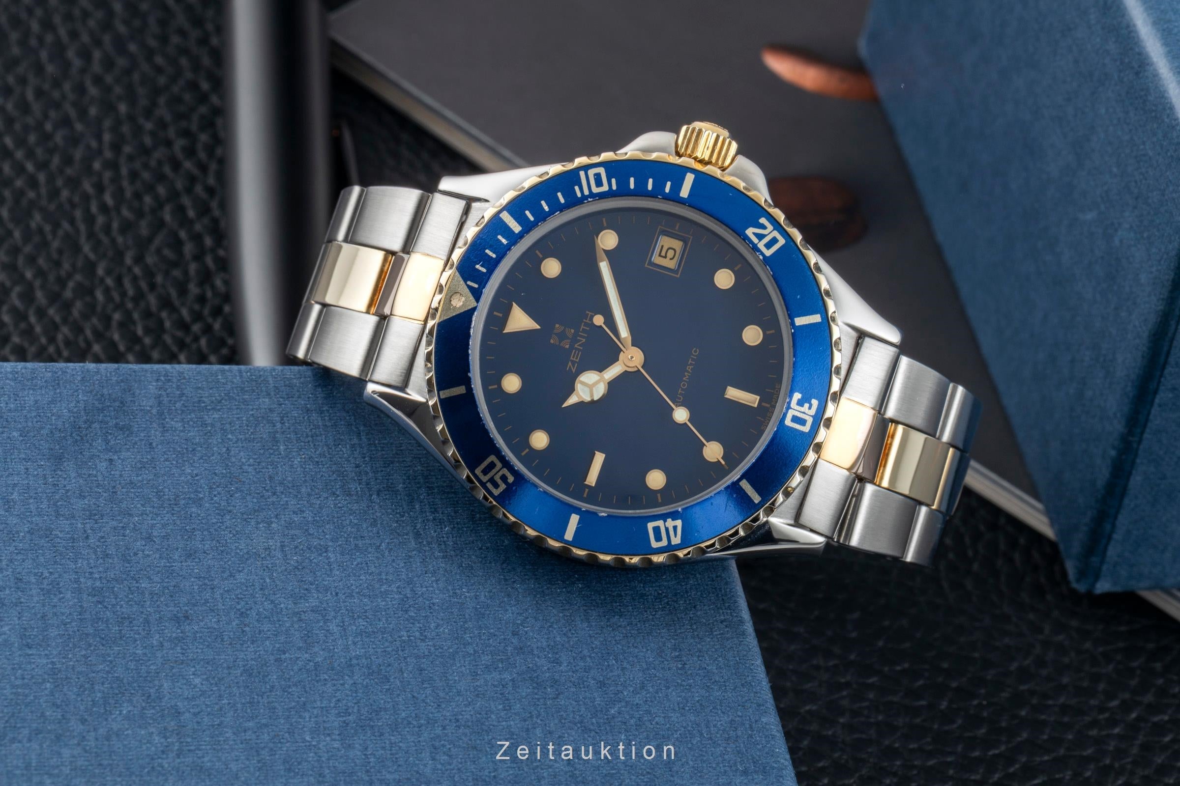 Zenith Rainbow acier / doré automatique montre pour hommes 59.0210.462  [2601279]