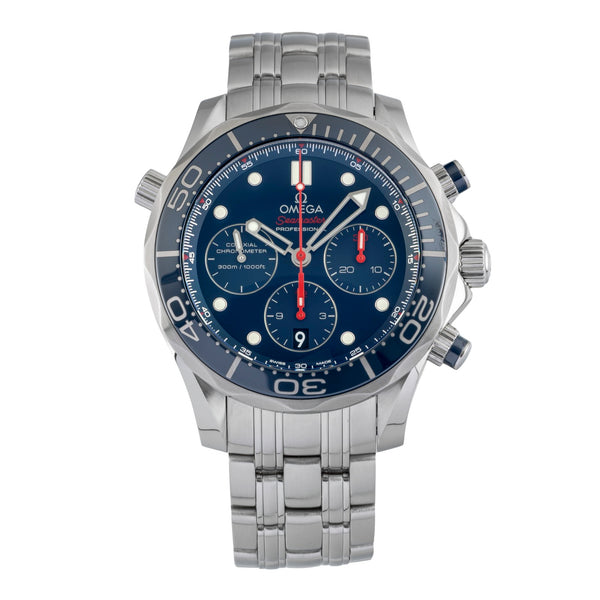 Omega Seamaster chronographe acier automatique montre pour hommes 212.30.44.50.03.001 LP: 9300EUR  [2601280]