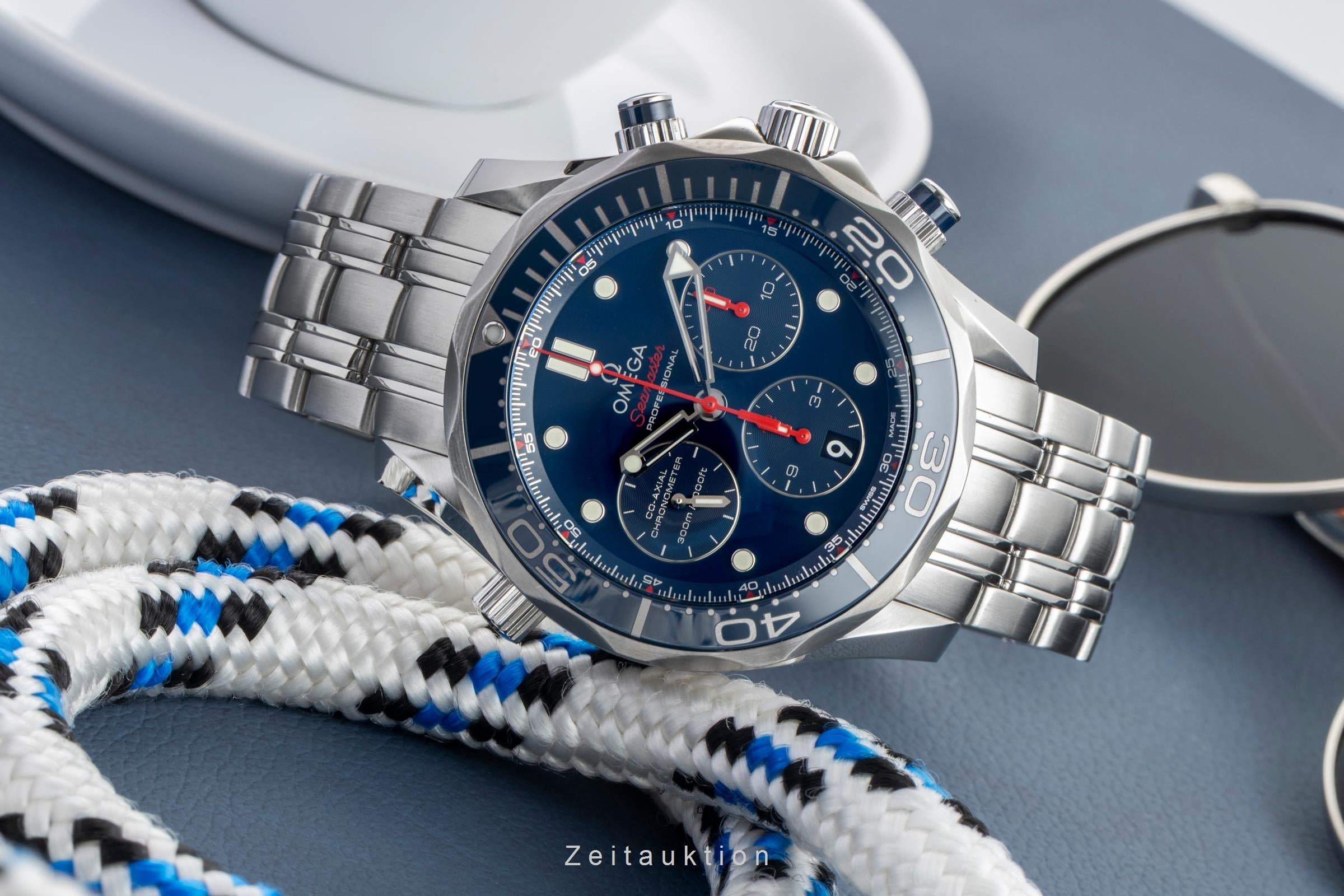 Omega Seamaster chronographe acier automatique montre pour hommes 212.30.44.50.03.001 LP: 9300EUR  [2601280]