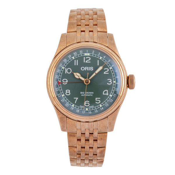 Oris Big Crown bronce automático reloj para caballeros 01 754 7741 3167-07 8 20 01 LP: 2800EUR  [2601282]