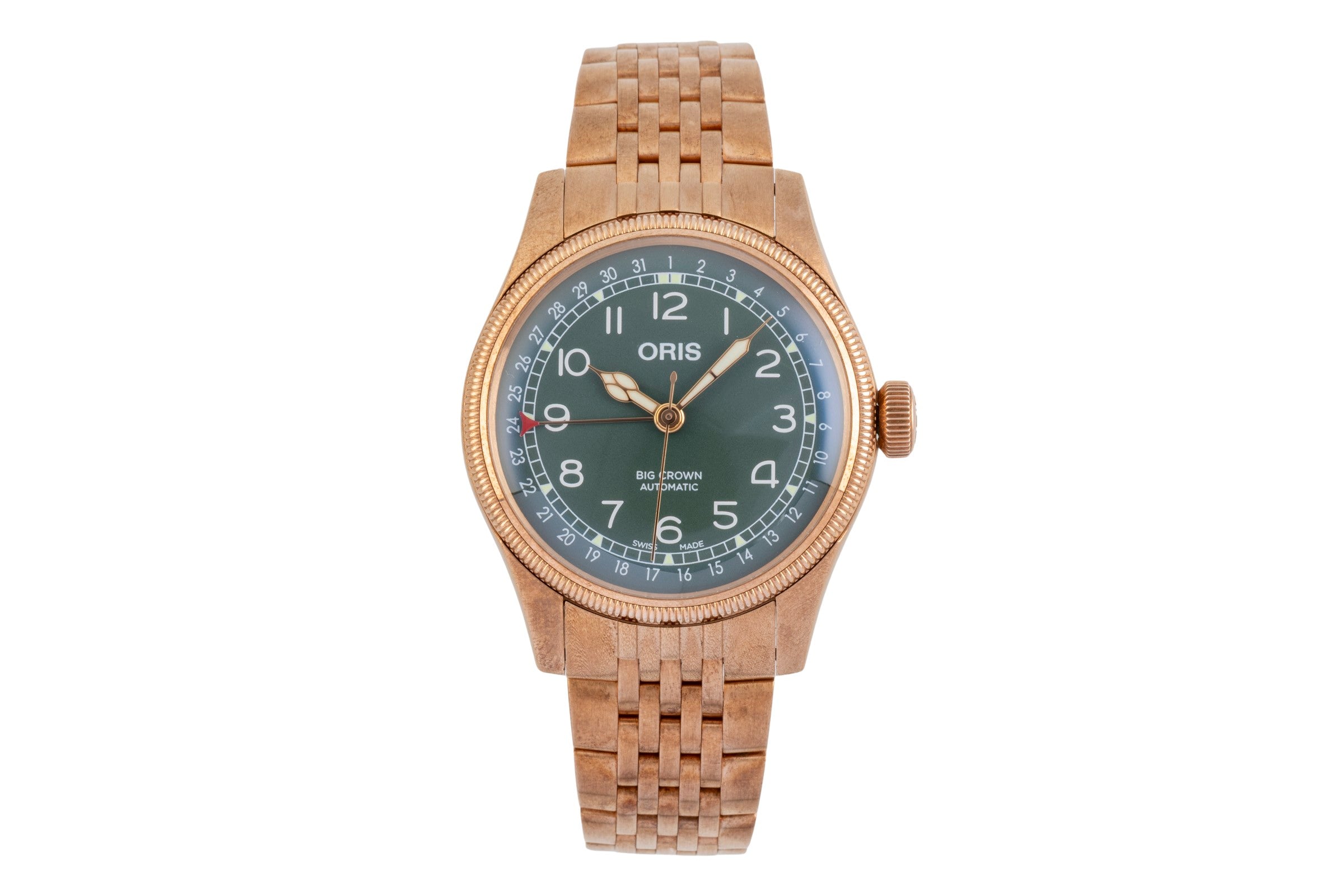 Oris Big Crown bronce automático reloj para caballeros 01 754 7741 3167-07 8 20 01 LP: 2800EUR  [2601282]