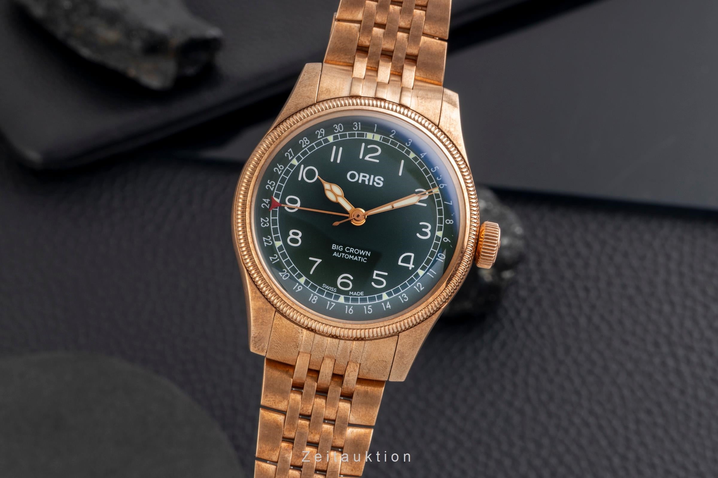 Oris Big Crown bronce automático reloj para caballeros 01 754 7741 3167-07 8 20 01 LP: 2800EUR  [2601282]