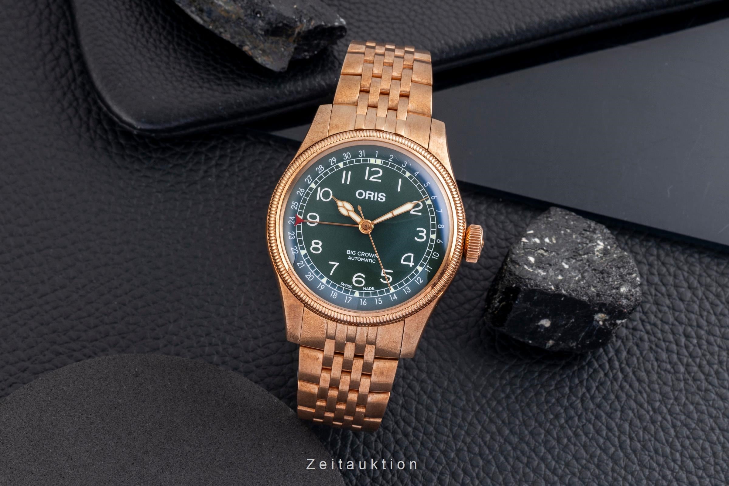 Oris Big Crown bronce automático reloj para caballeros 01 754 7741 3167-07 8 20 01 LP: 2800EUR  [2601282]