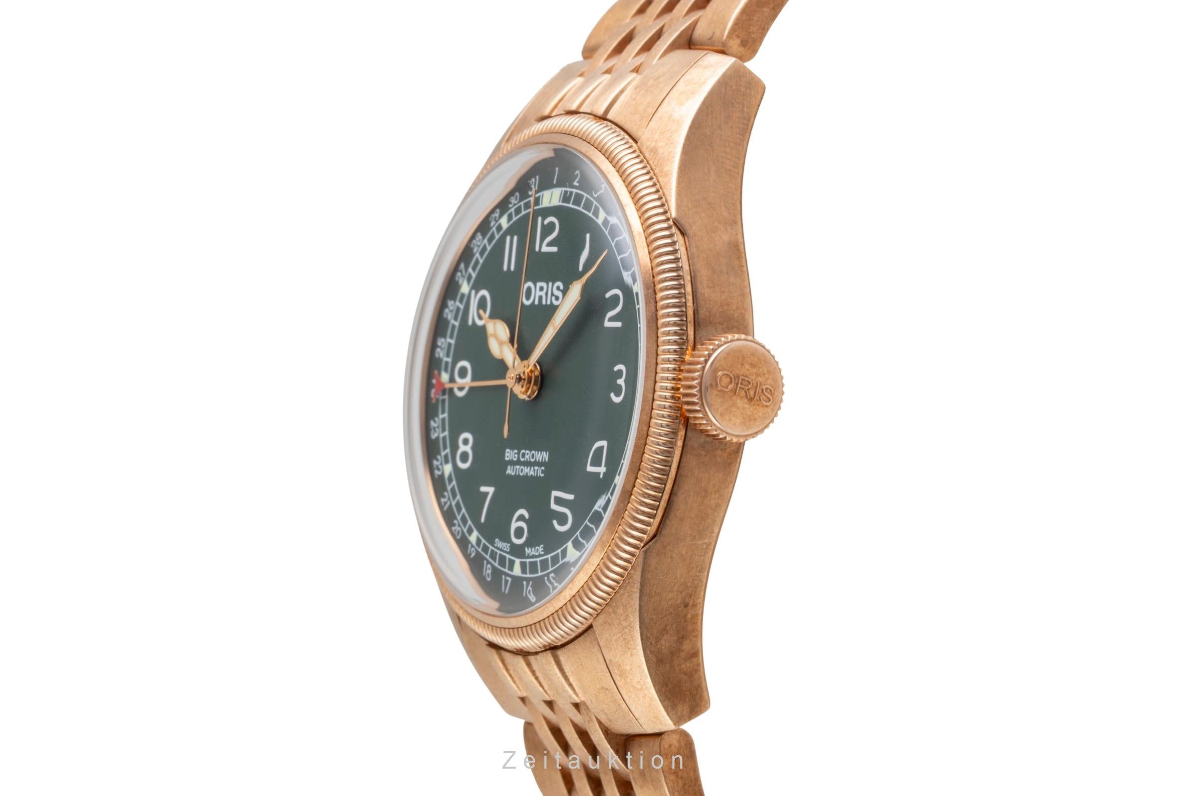 Oris Big Crown bronce automático reloj para caballeros 01 754 7741 3167-07 8 20 01 LP: 2800EUR  [2601282]