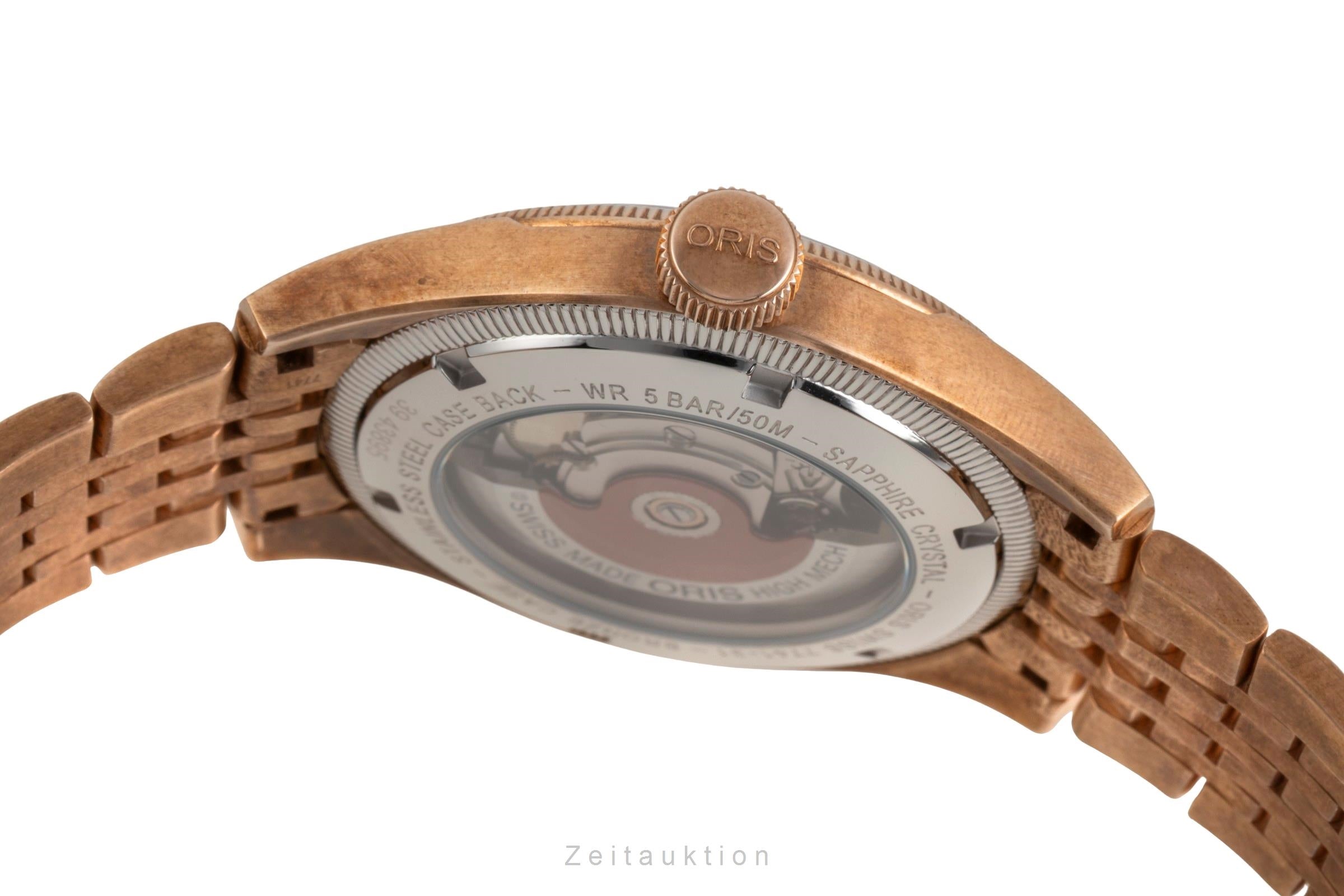 Oris Big Crown bronce automático reloj para caballeros 01 754 7741 3167-07 8 20 01 LP: 2800EUR  [2601282]