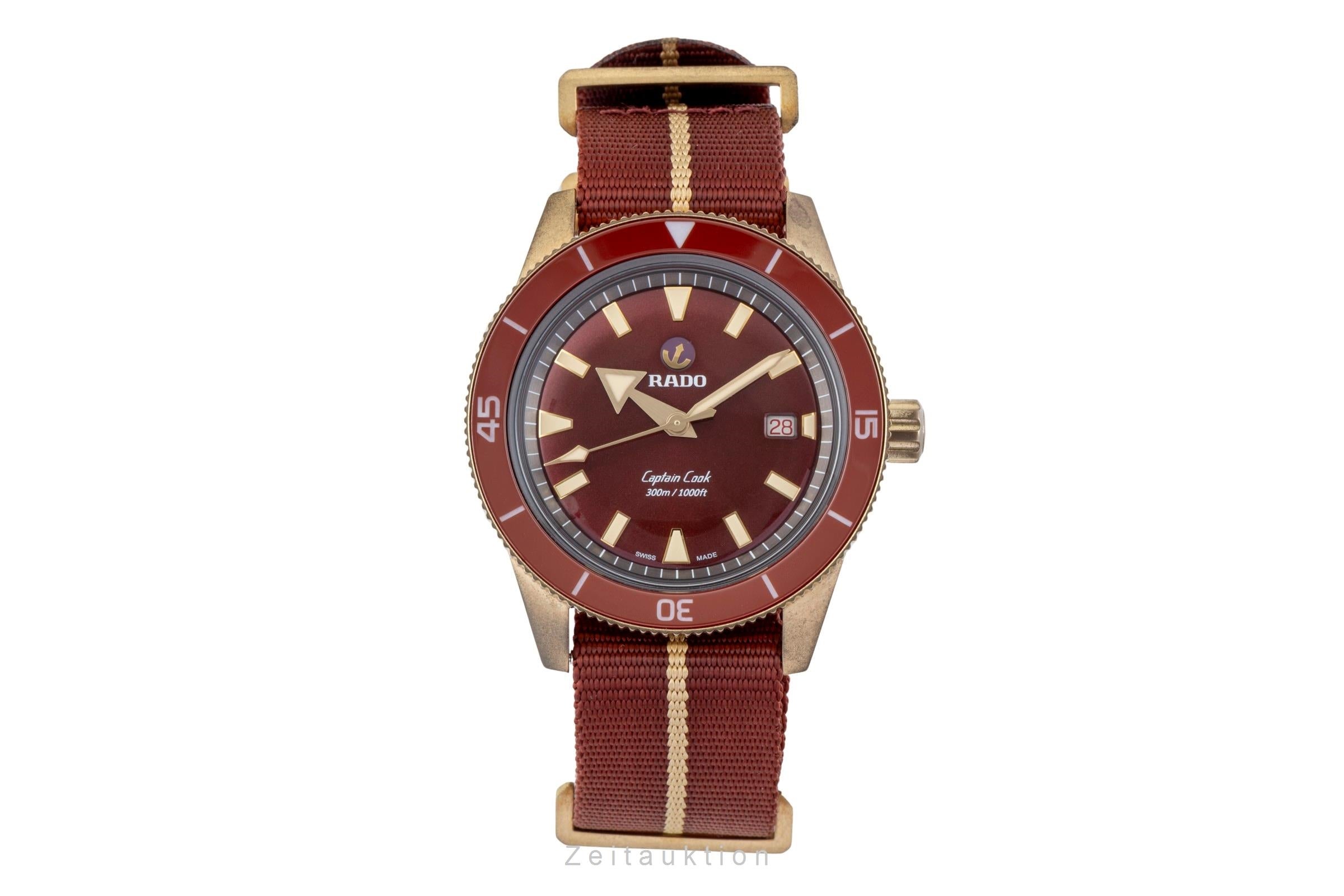 Rado Captain Cook Bronze Automatik Herrenuhr Ref. R32504407 Box & Papiere 2023 [2601283]