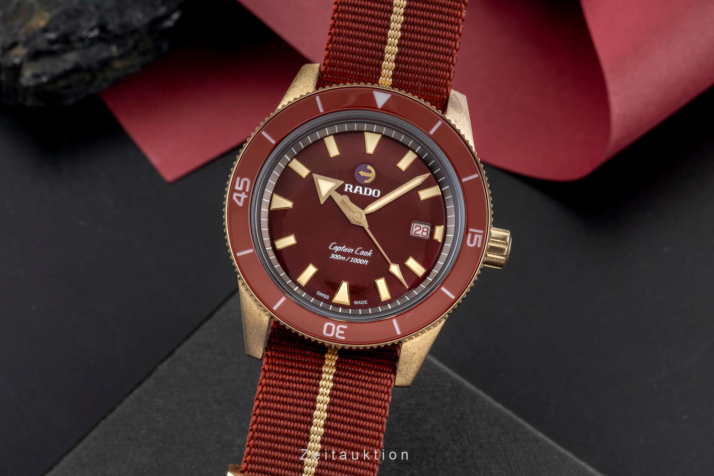 Rado Captain Cook Bronze Automatik Herrenuhr Ref. R32504407 Box & Papiere 2023 [2601283]