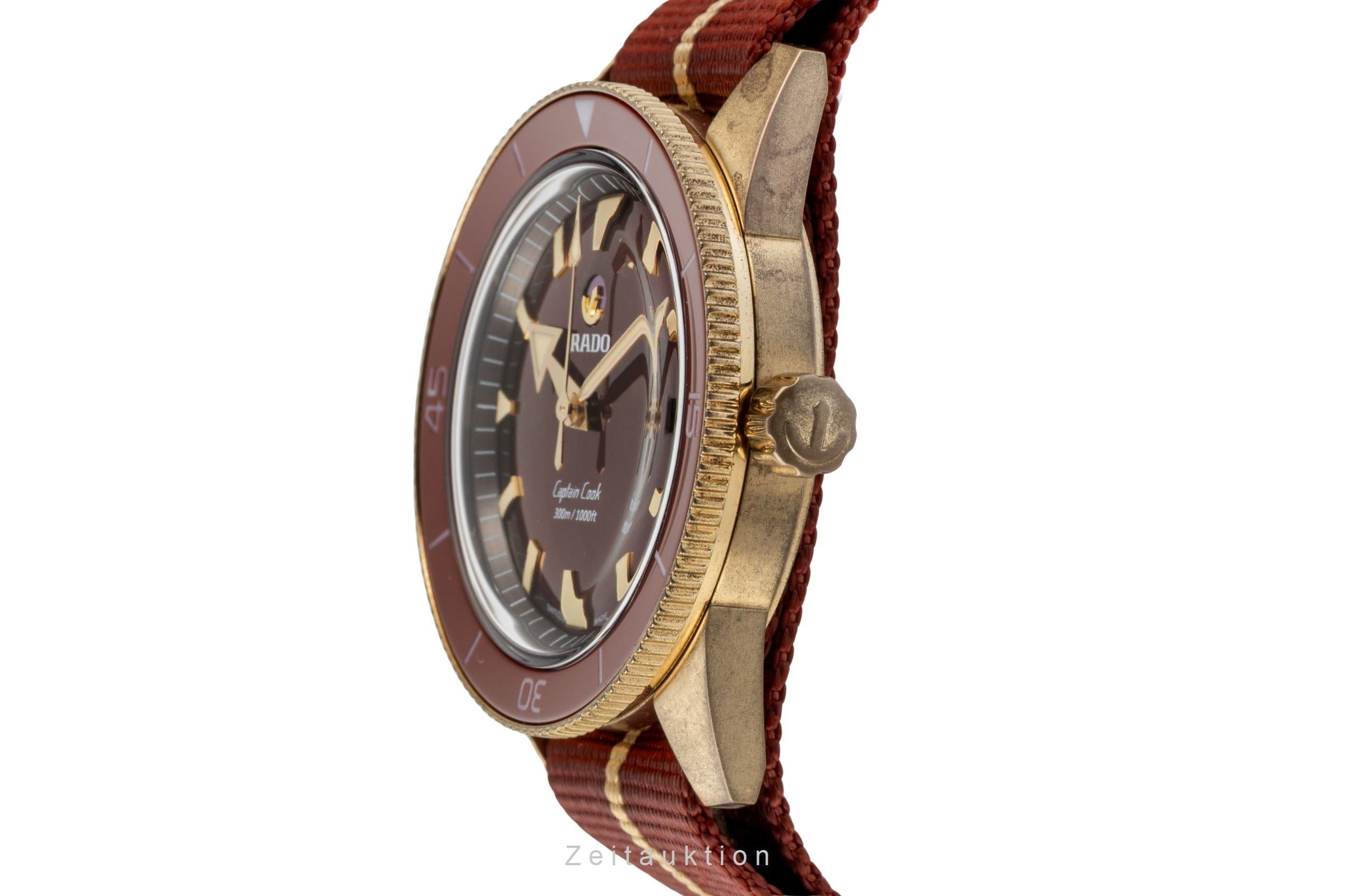 Rado Captain Cook Bronze Automatik Herrenuhr Ref. R32504407 Box & Papiere 2023 [2601283]