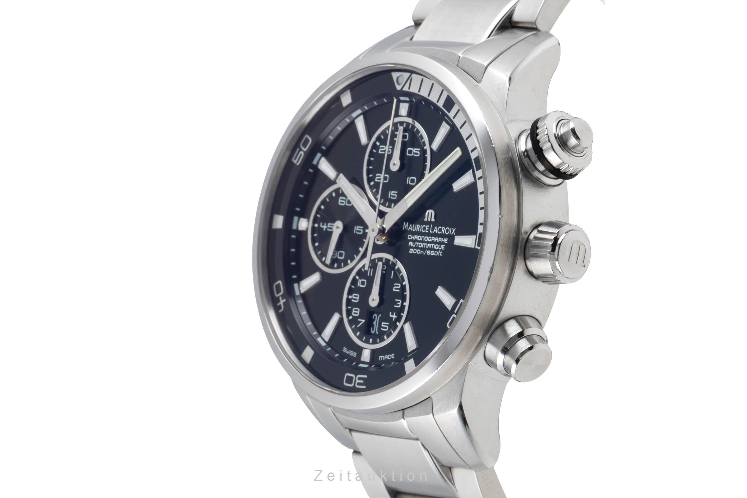 Maurice Lacroix Pontos chronograph steel automatic Kal. ML112 Ref