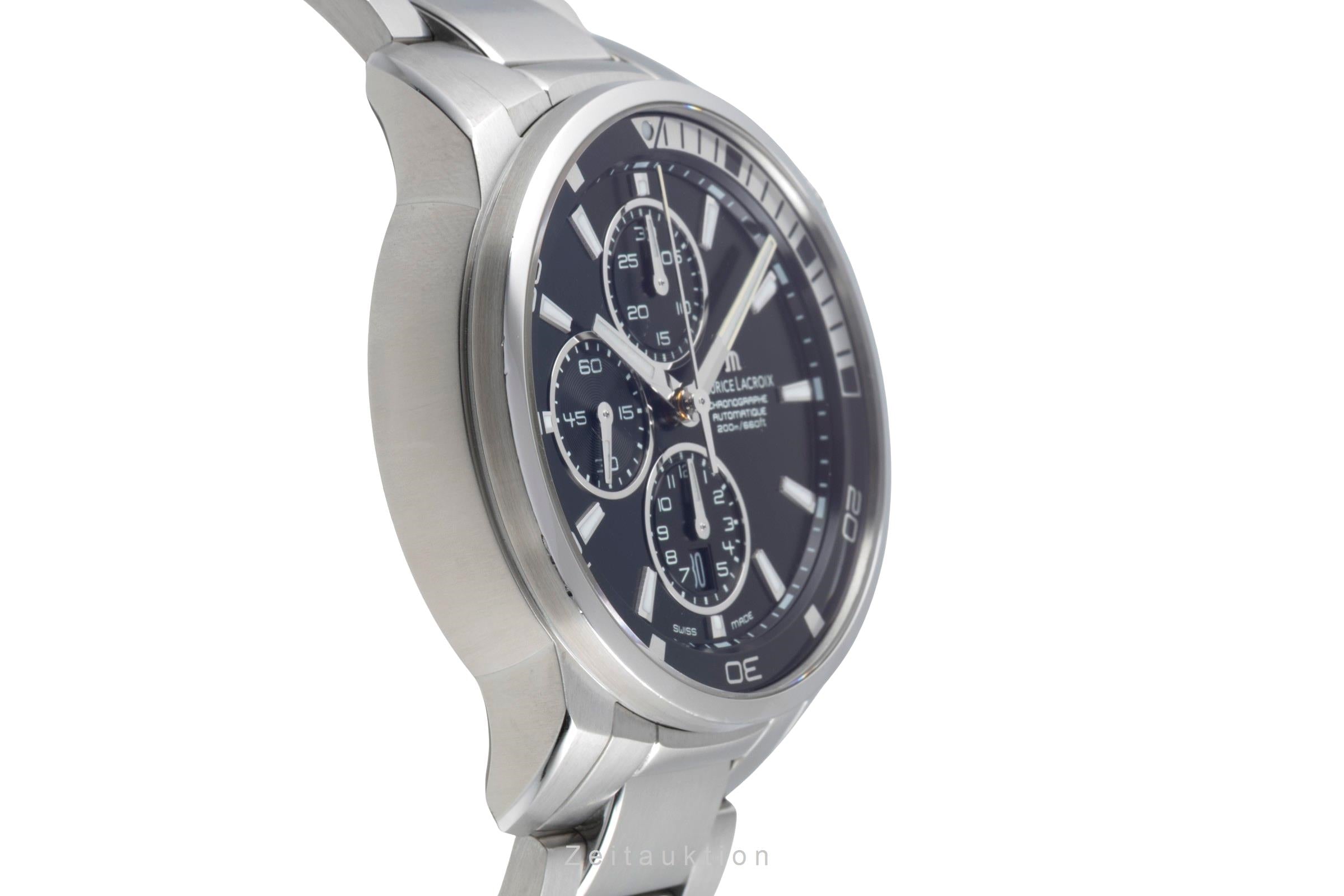 Maurice Lacroix Pontos chronograph steel automatic Kal. ML112 Ref