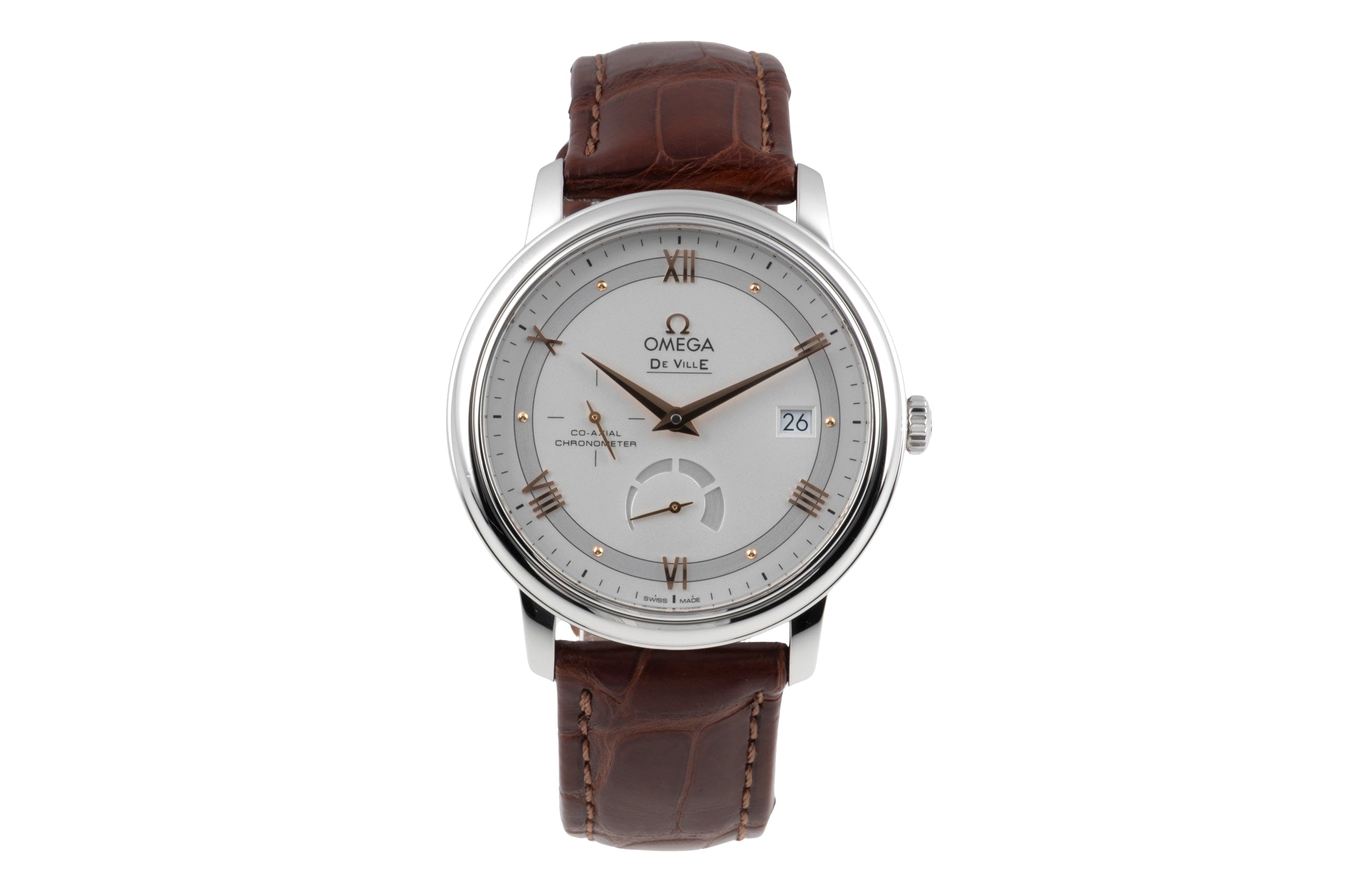 Omega De Ville steel automatic men's watch 424.13.40.21.02.002  [2601285]