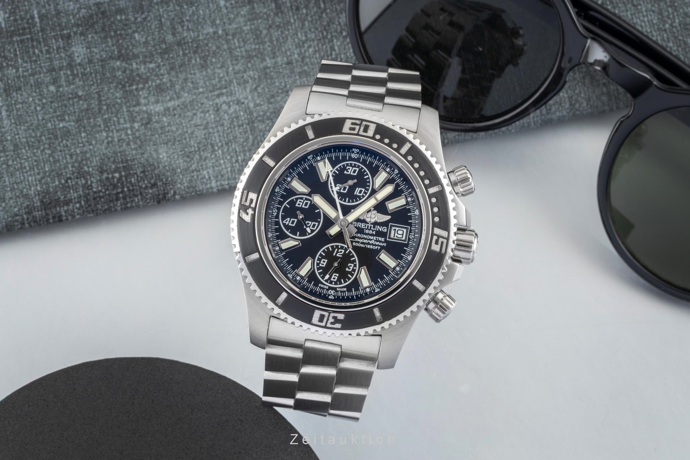 Breitling Superocean Chronograph chronograph steel automatic men's watch A13341  [2601287]