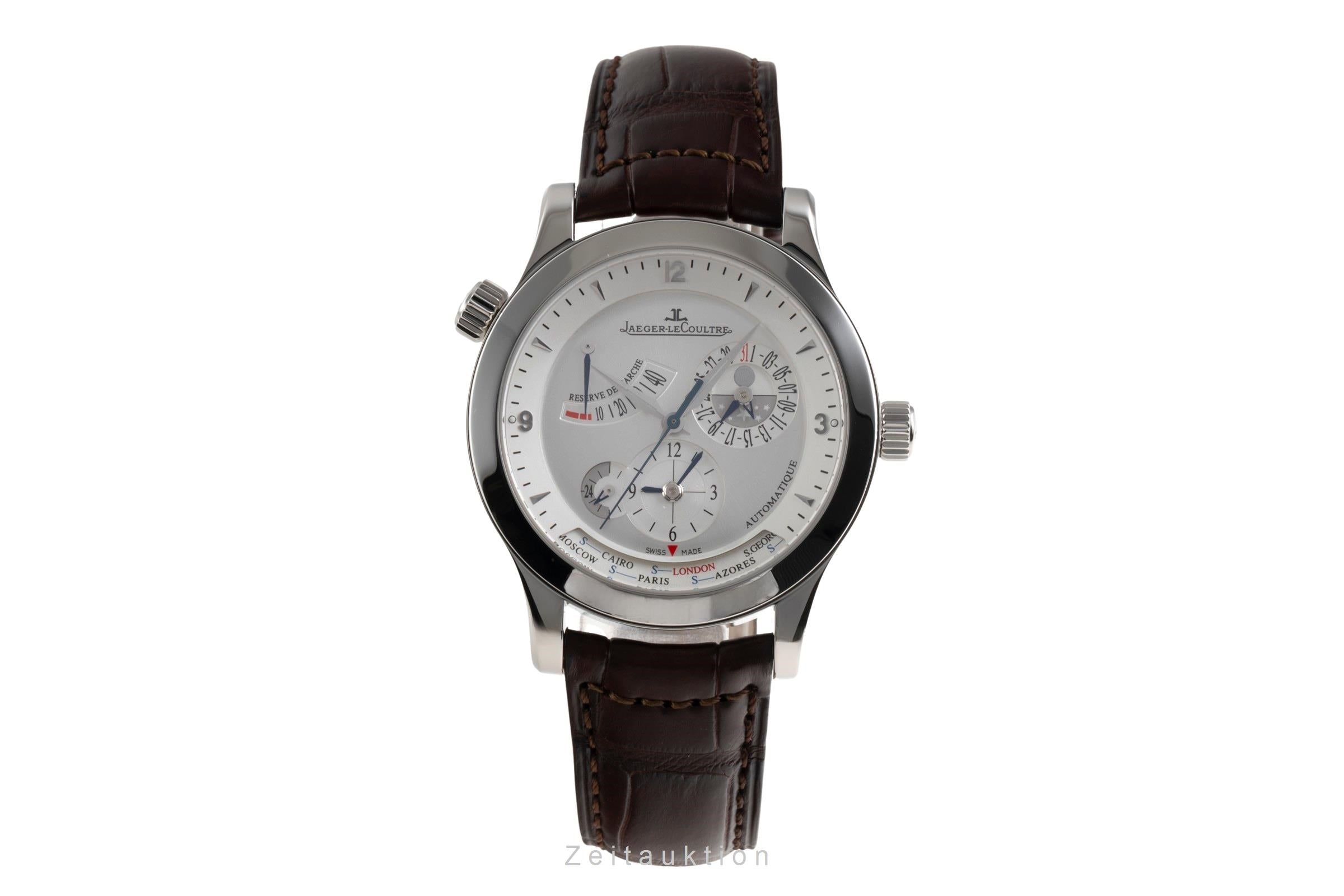 Jaeger LeCoultre Master Geographic Stahl Automatik Ref. Q1508420 147.8.57.S  [2601288]