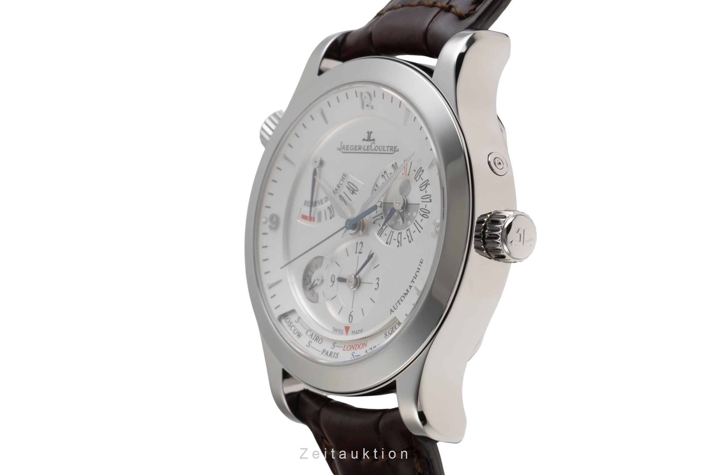 Jaeger LeCoultre Master Geographic Stahl Automatik Ref. Q1508420 147.8.57.S  [2601288]