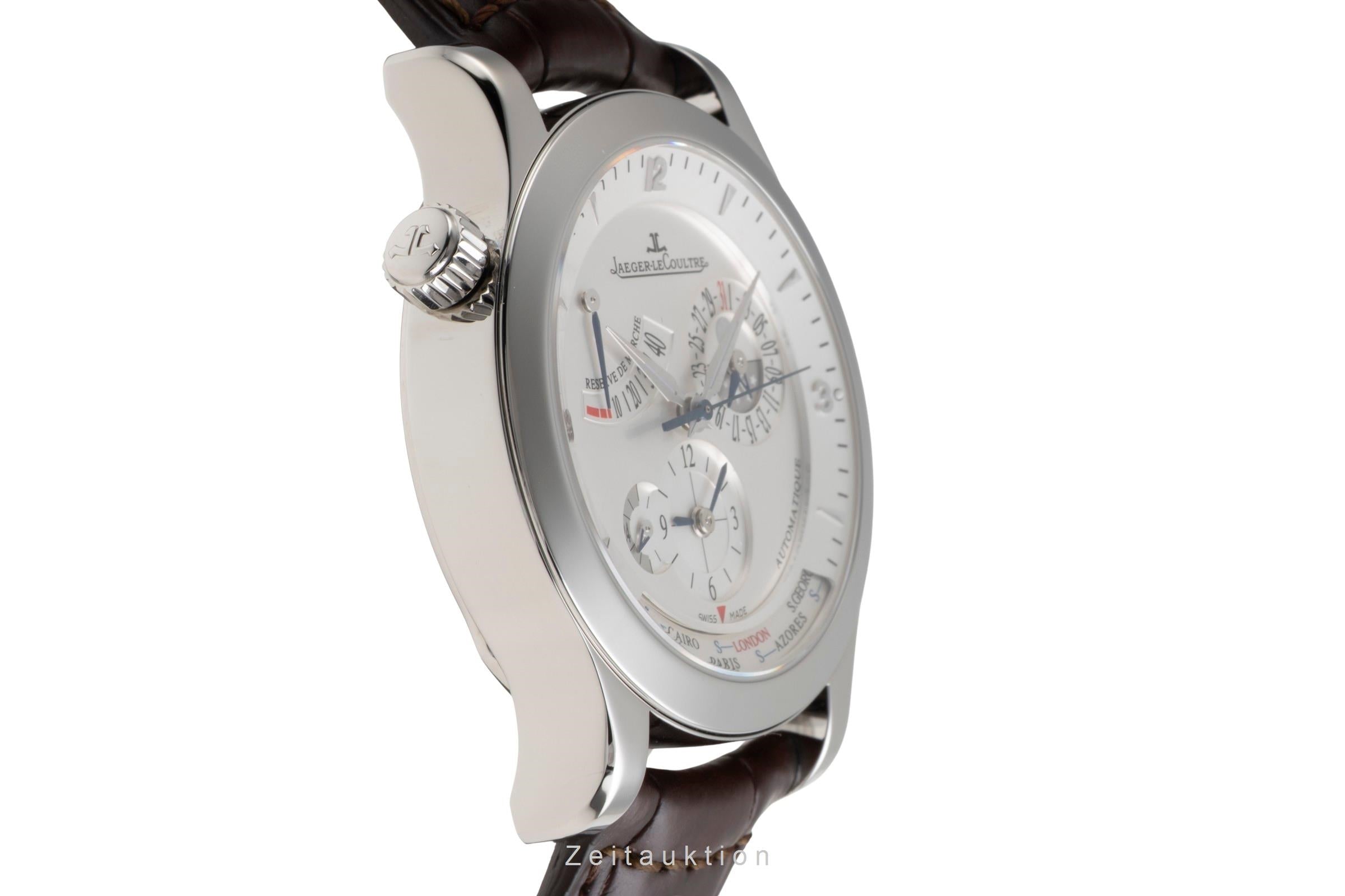 Jaeger LeCoultre Master Geographic Stahl Automatik Ref. Q1508420 147.8.57.S  [2601288]