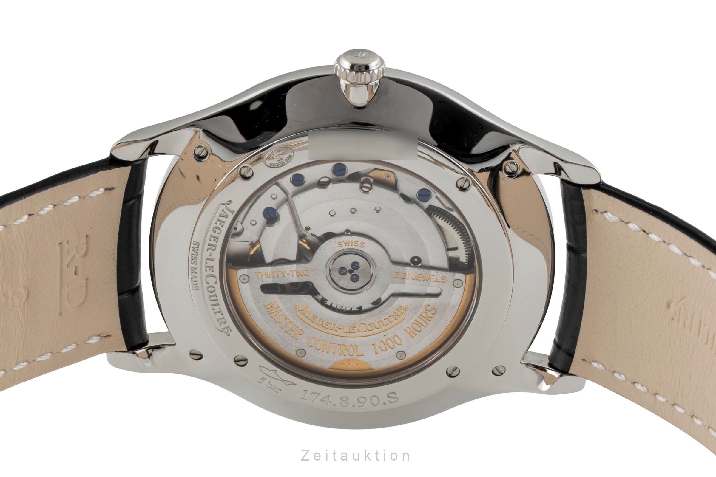 Jaeger LeCoultre Master Ultra Thin steel automatic men's watch Q1358420  , 174.8.90.S	  [2601289]