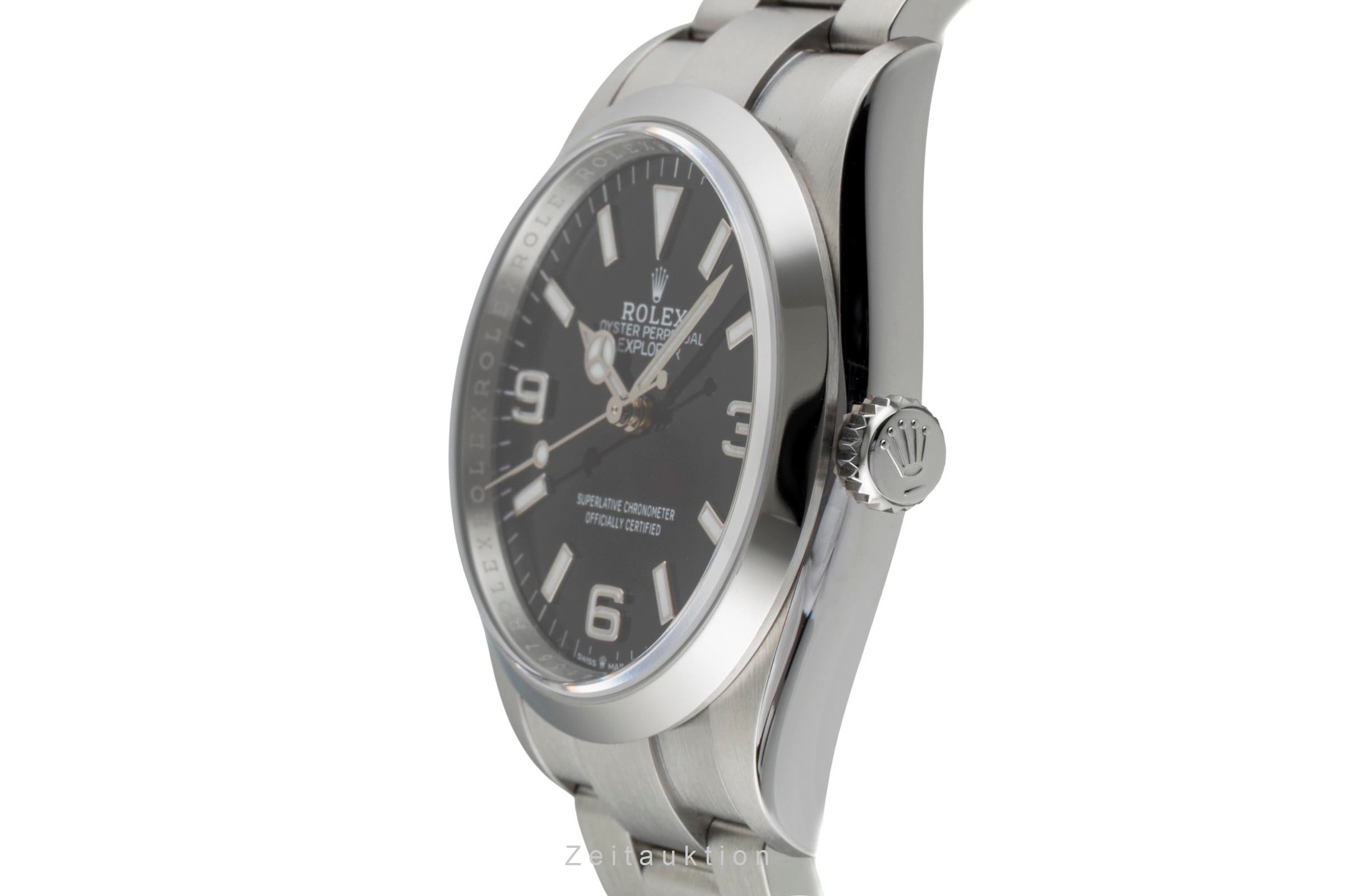 Rolex Explorer steel automatic men's watch 124270  [2601290]