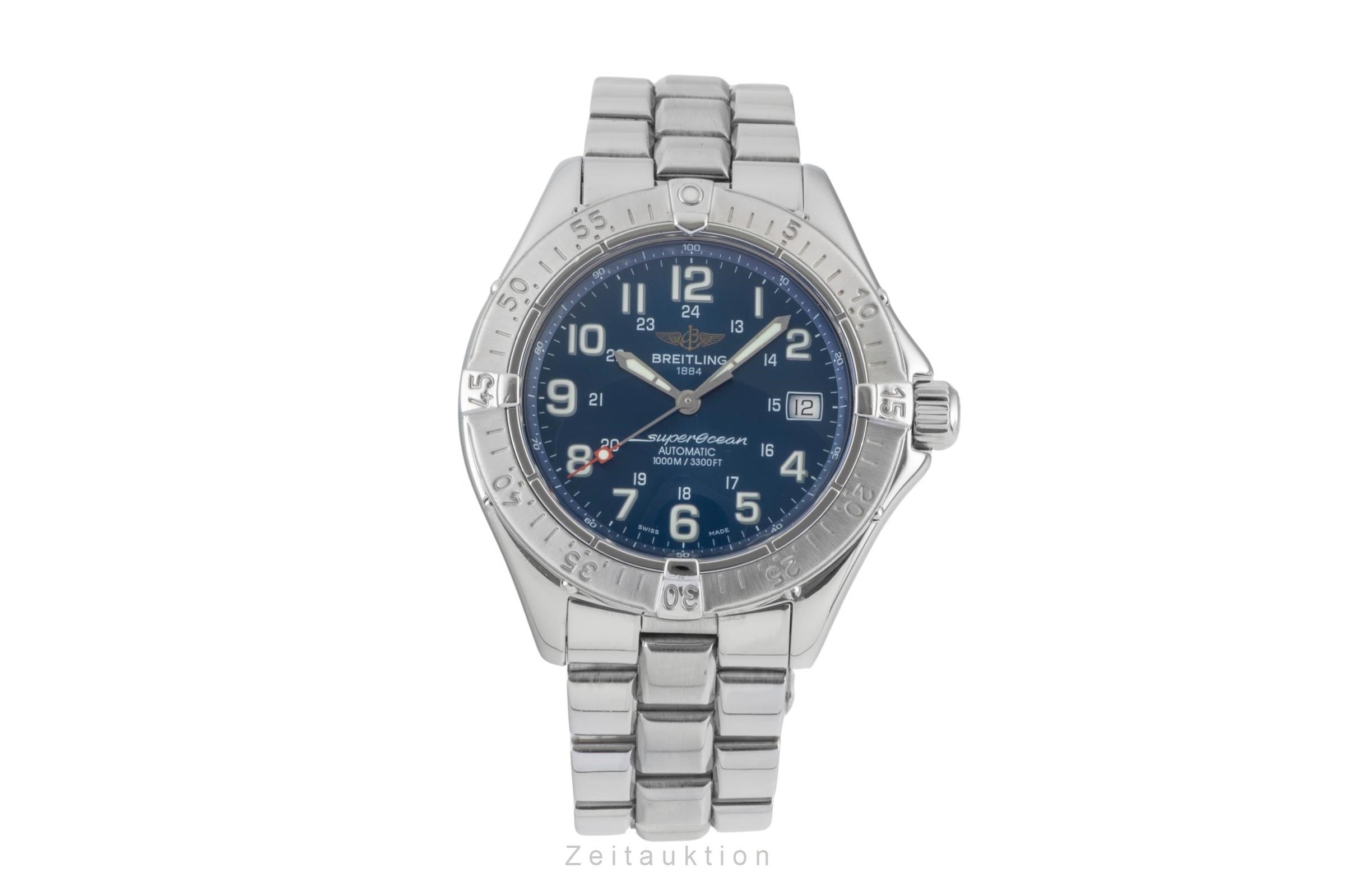 Breitling Superocean acciaio automatismo orologio da uomo A17340  [2601294]