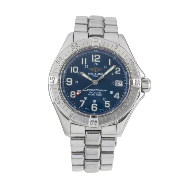 Breitling Superocean acciaio automatismo orologio da uomo A17340  [2601294]