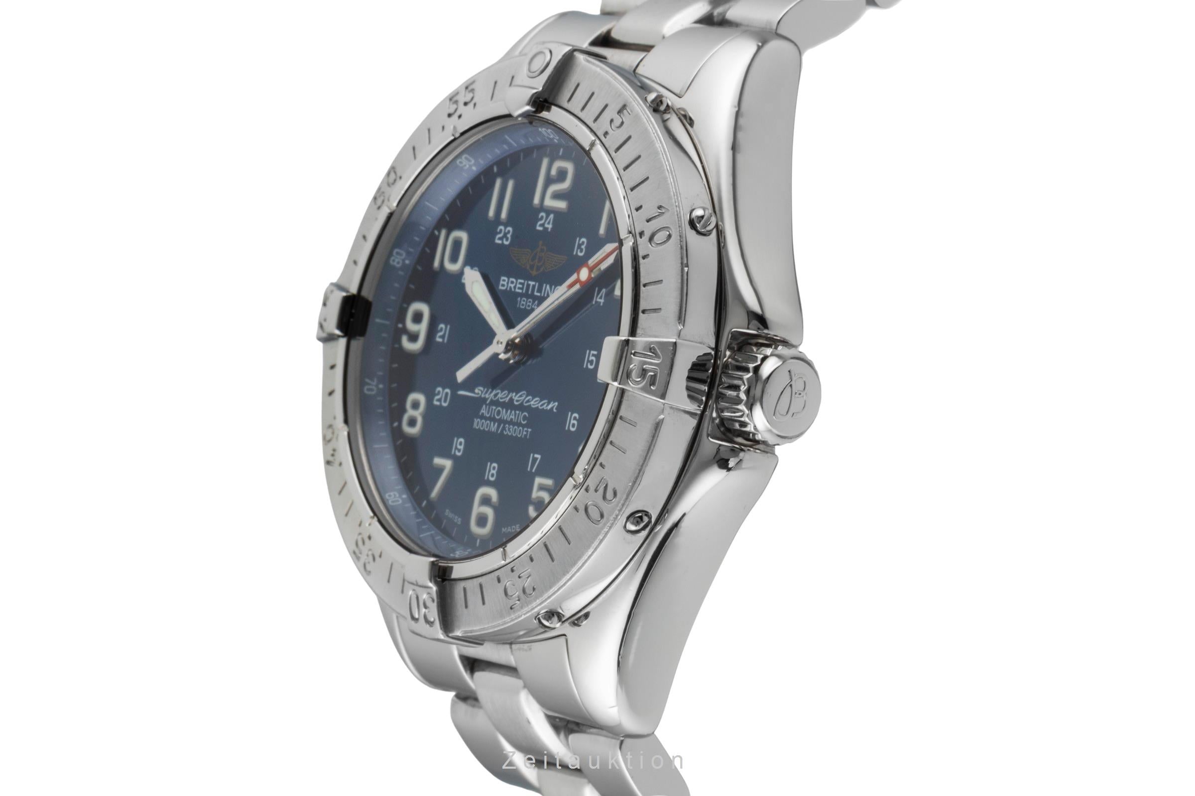 Breitling Superocean acciaio automatismo orologio da uomo A17340  [2601294]