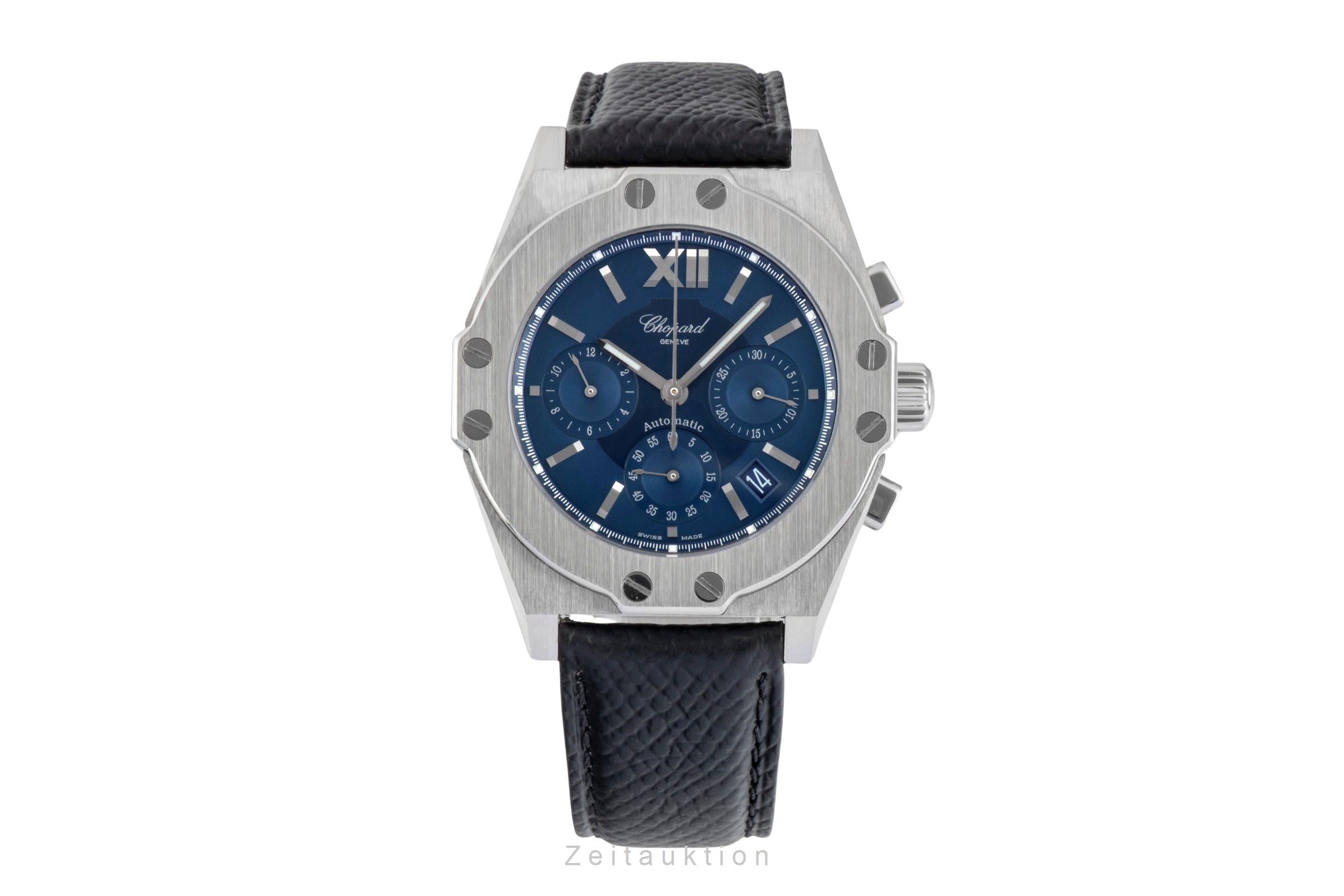Chopard St. Moritz chronograph steel automatic men's watch 268352-3001  [2601303]