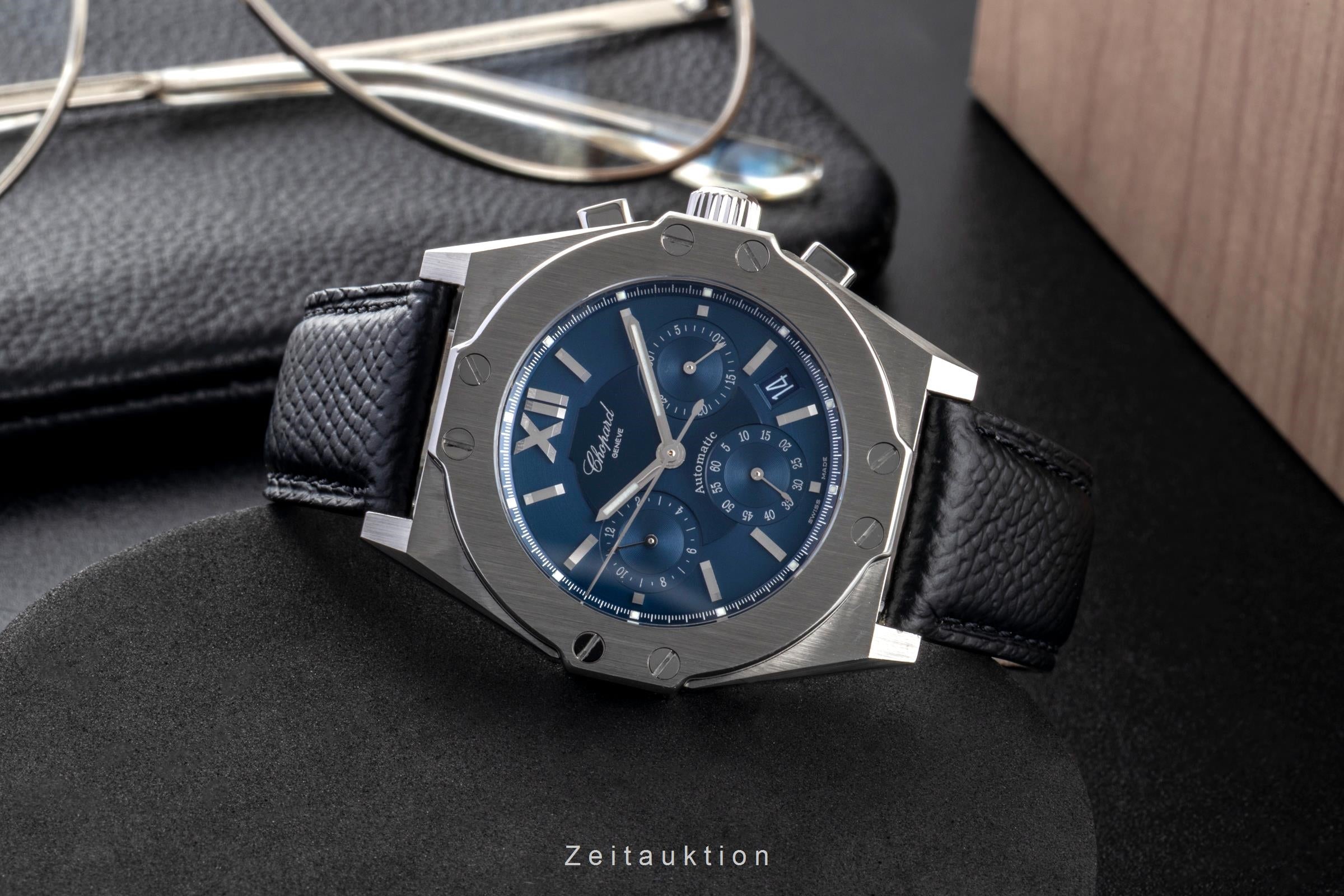 Chopard St. Moritz chronograph steel automatic men's watch 268352-3001  [2601303]