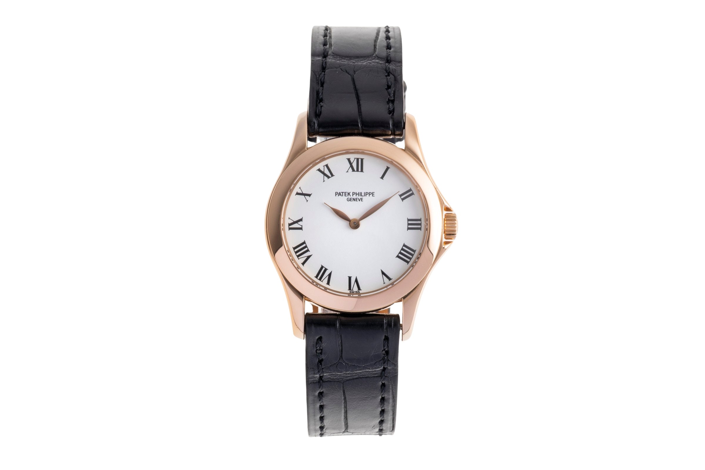 Patek Philippe 手巻き時計 レディース Patek Philippe Calatrava 18 ct red gold manual winding Kal. 16-250