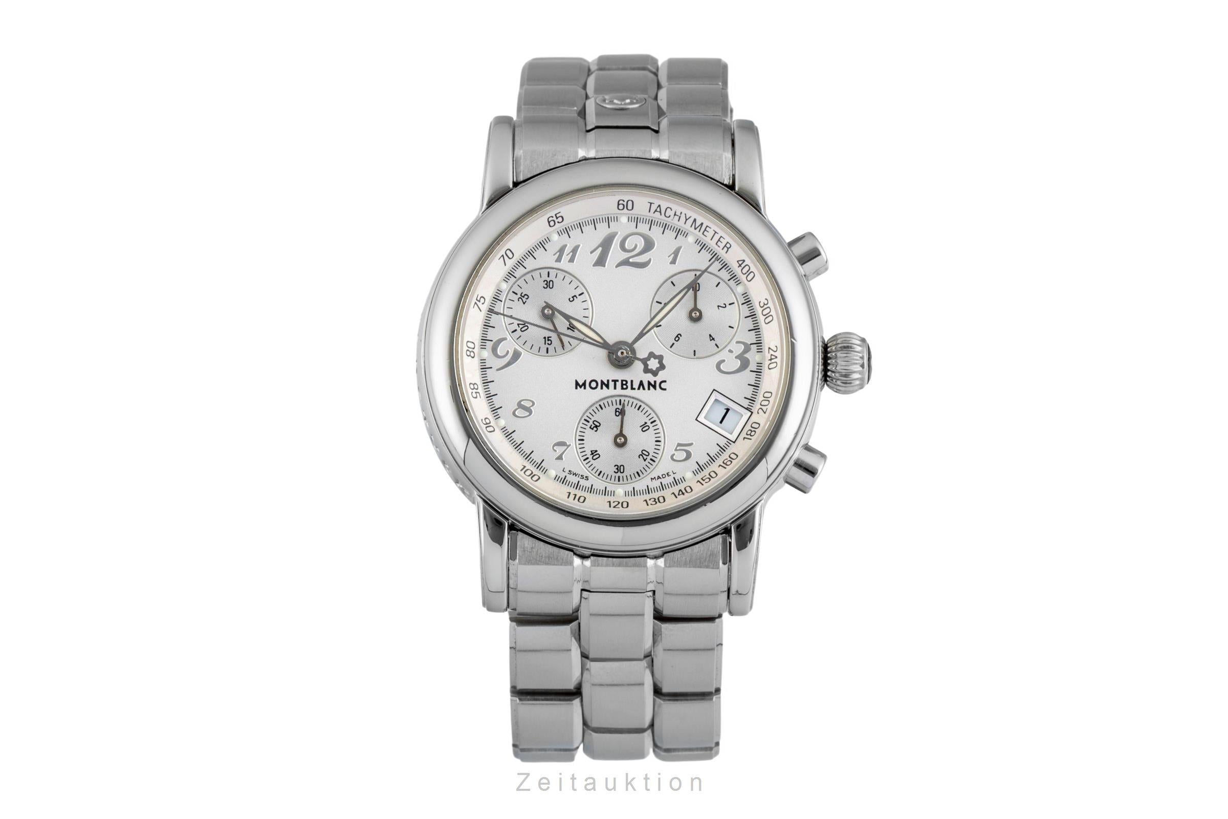 Montblanc Meisterstück chronograph steel quartz unisex 7039  [2601309]