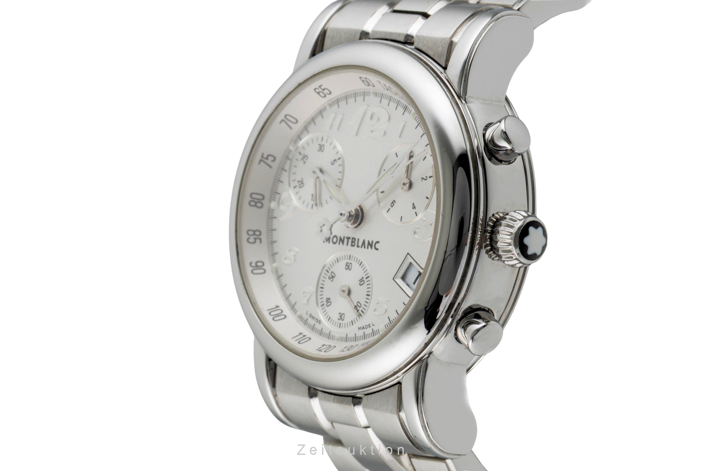 Montblanc Meisterstück chronograph steel quartz unisex 7039  [2601309]